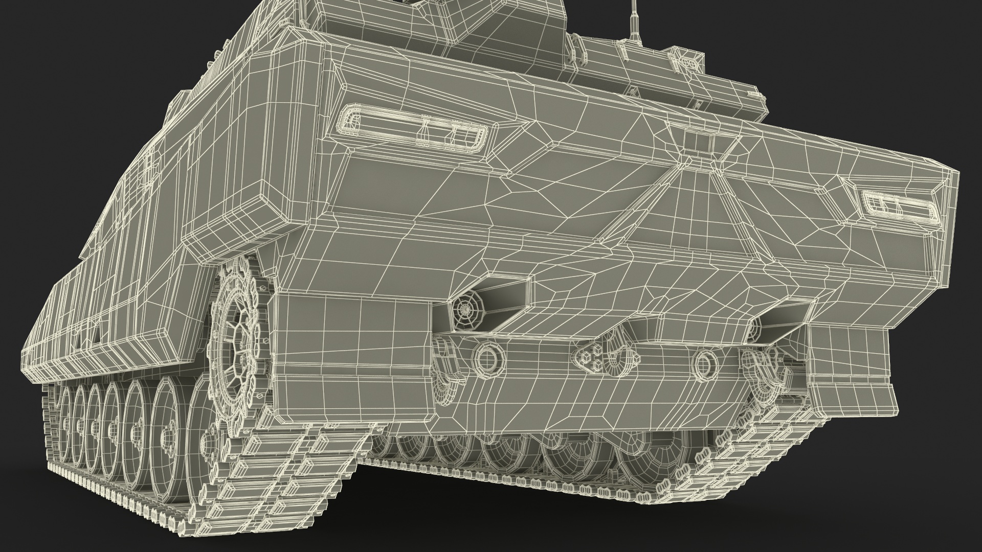 3D Rheinmetall Panther KF51 Main Battle Tank
