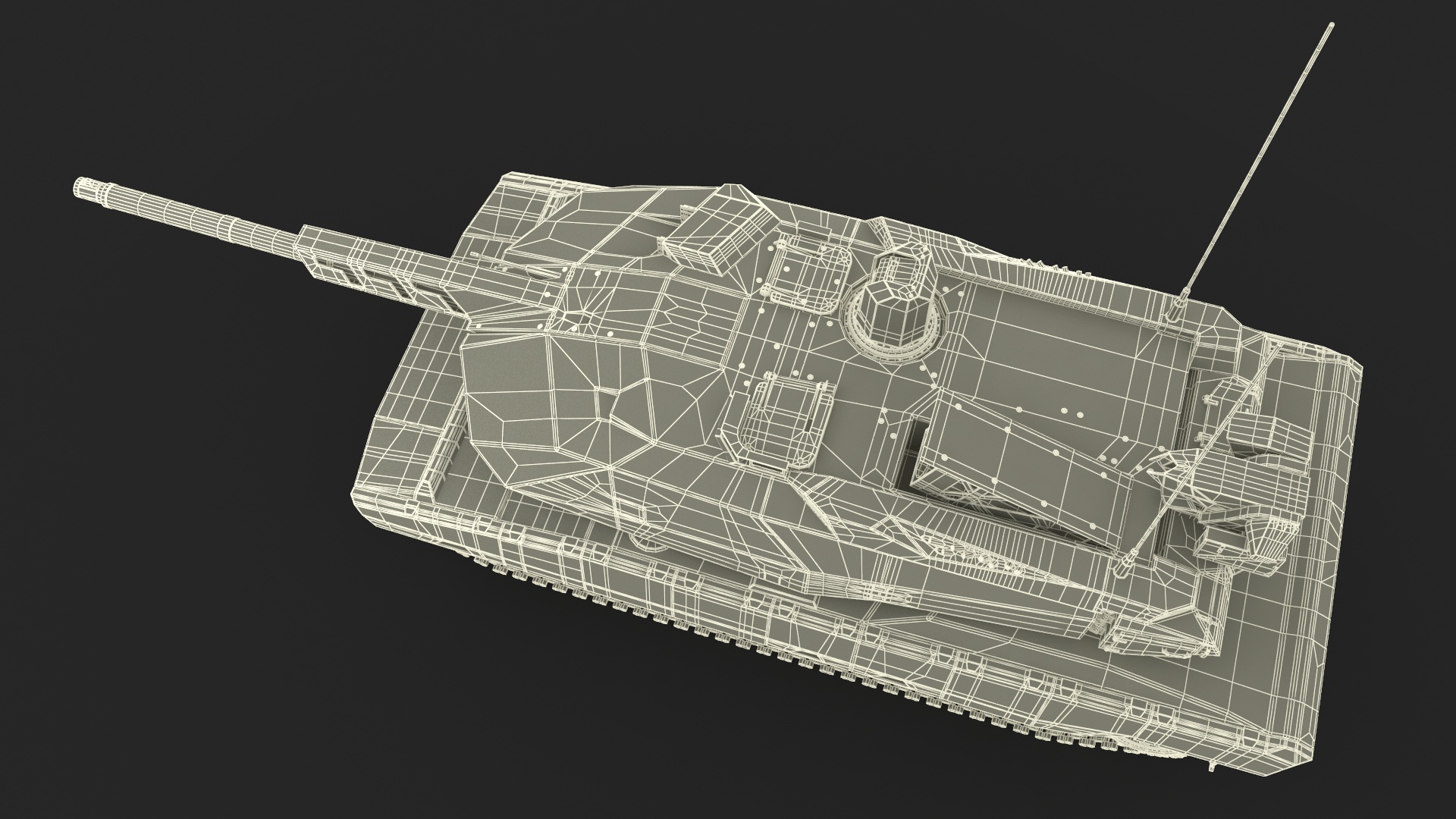3D Rheinmetall Panther KF51 Main Battle Tank