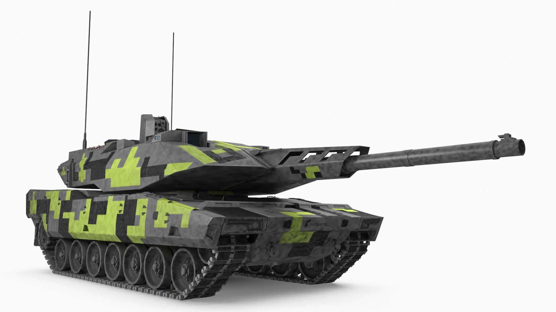 3D Rheinmetall Panther KF51 Main Battle Tank
