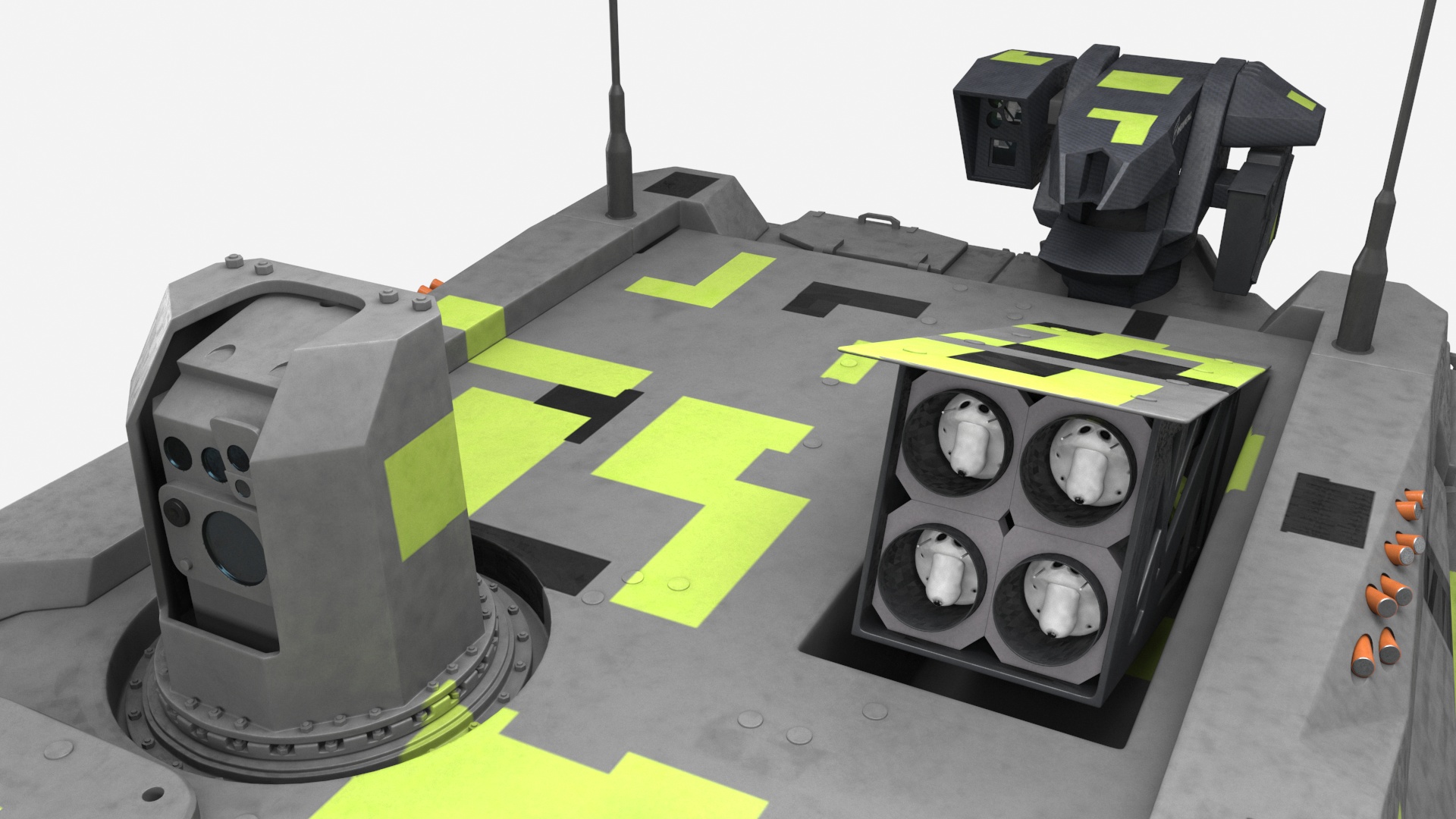 3D Rheinmetall Panther KF51 Main Battle Tank