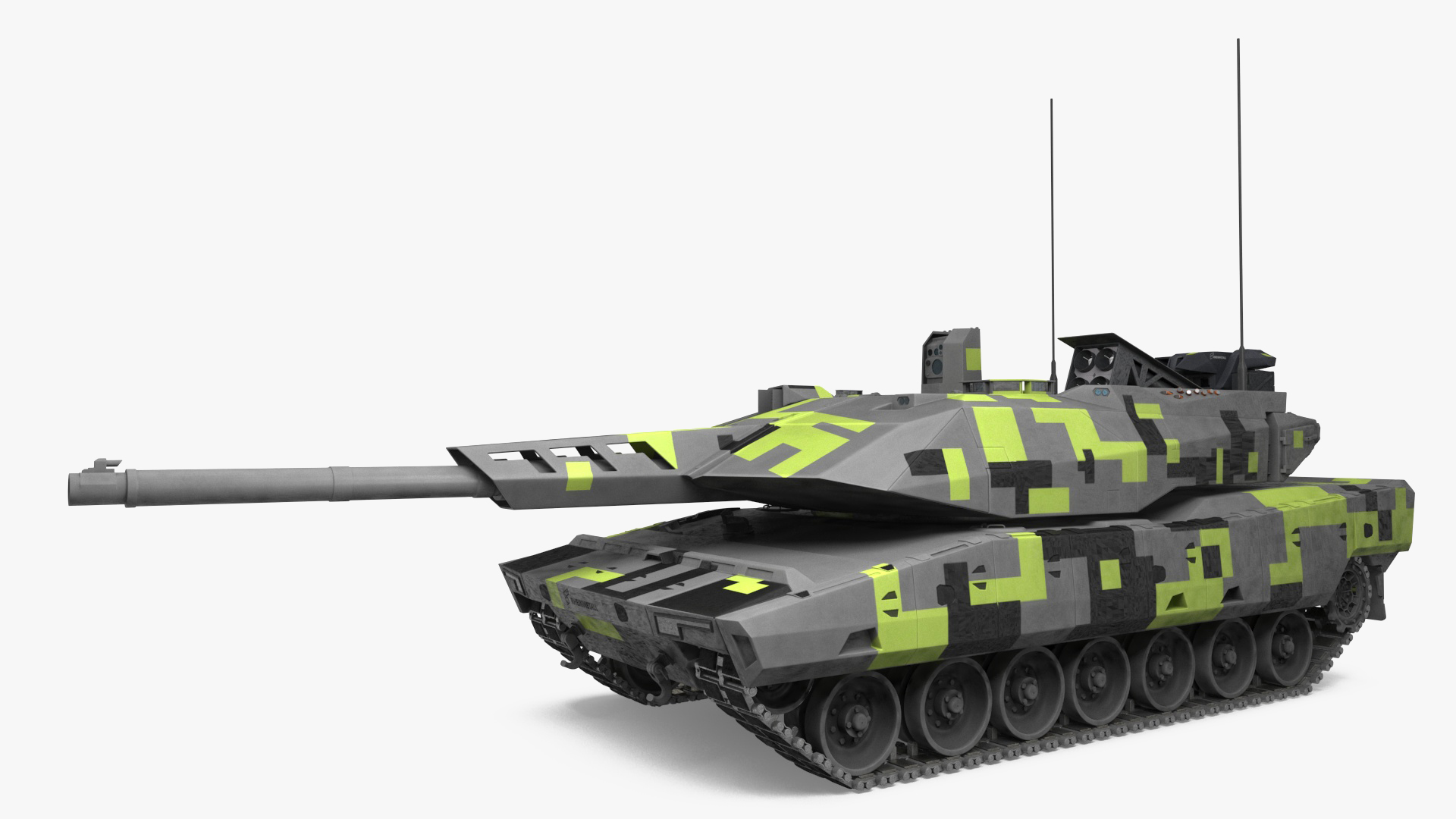 3D Rheinmetall Panther KF51 Main Battle Tank