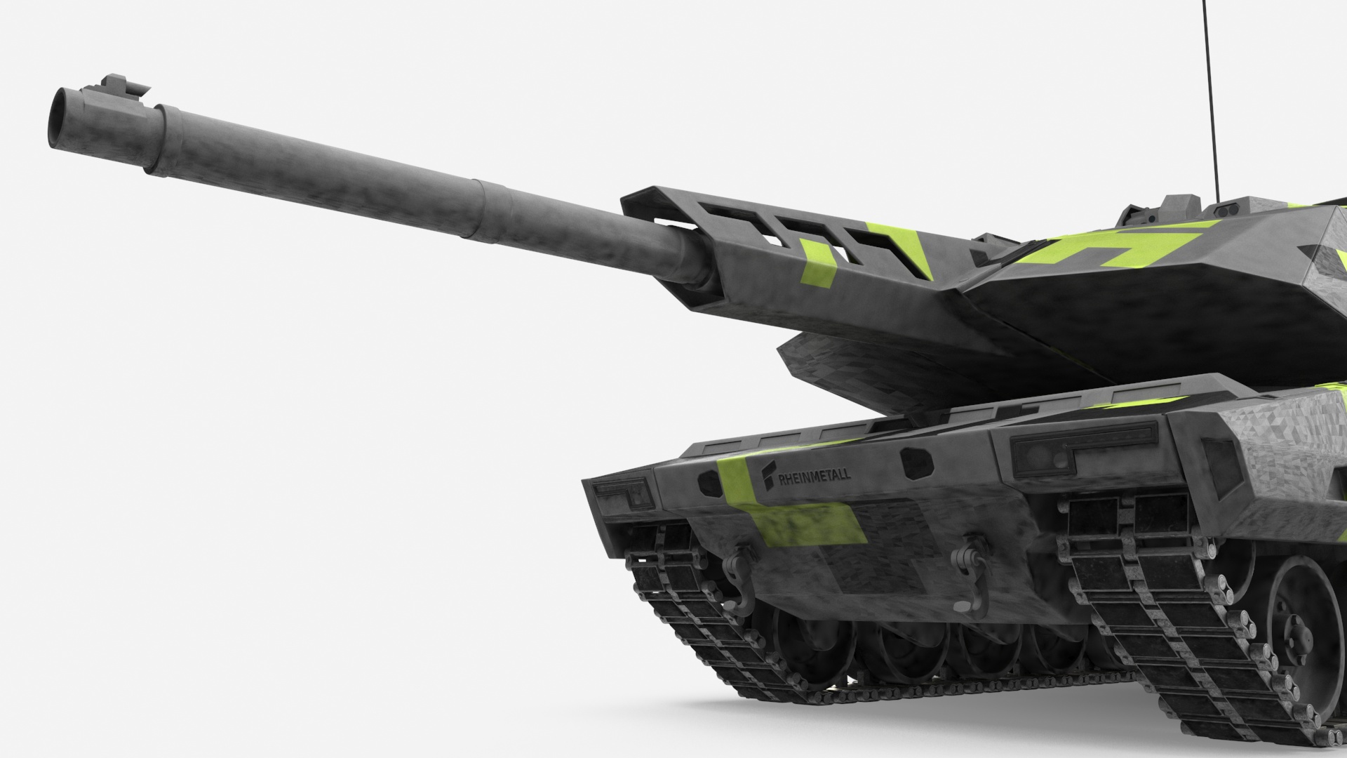 3D Rheinmetall Panther KF51 Main Battle Tank