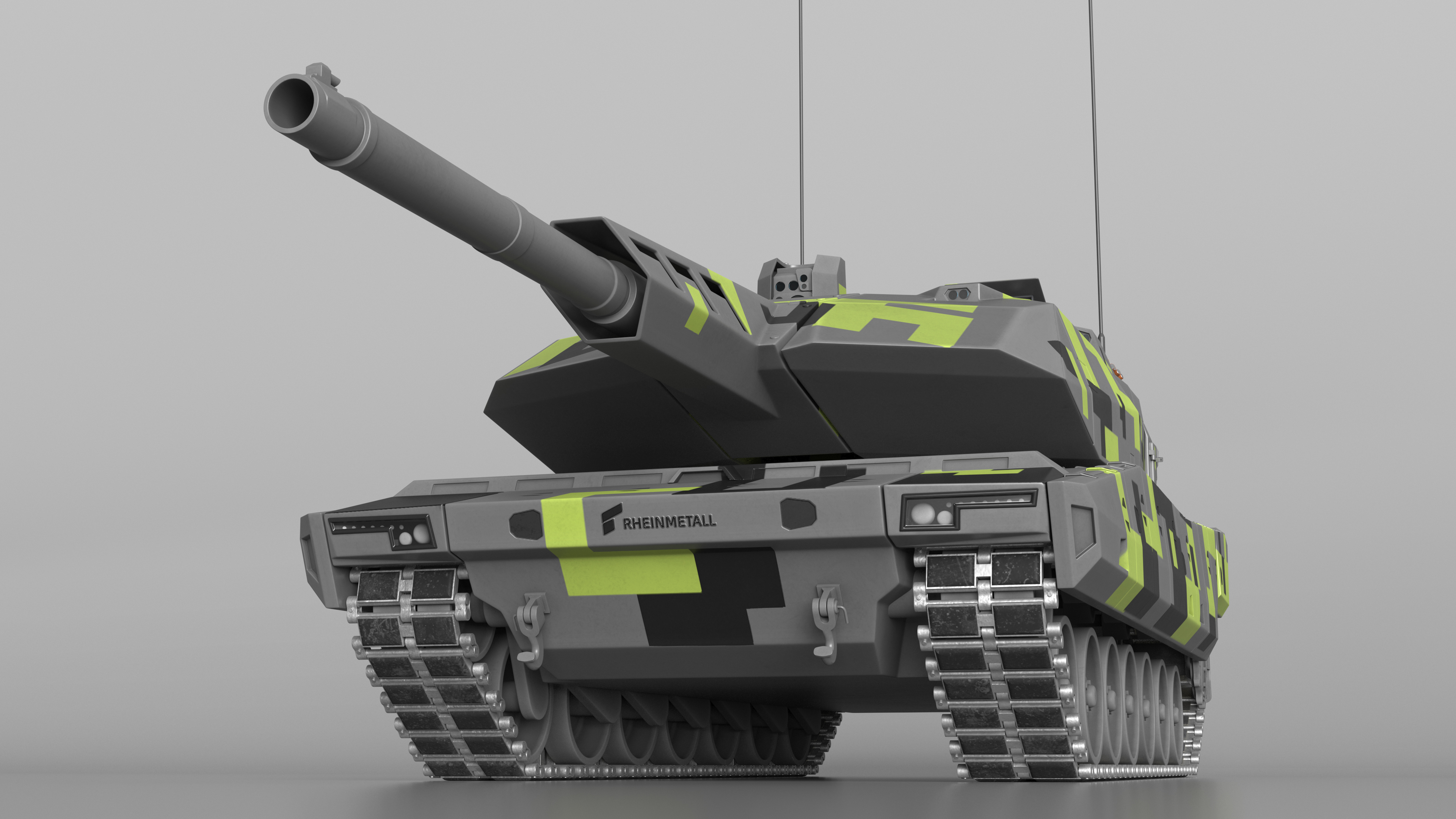 3D Rheinmetall Panther KF51 Main Battle Tank