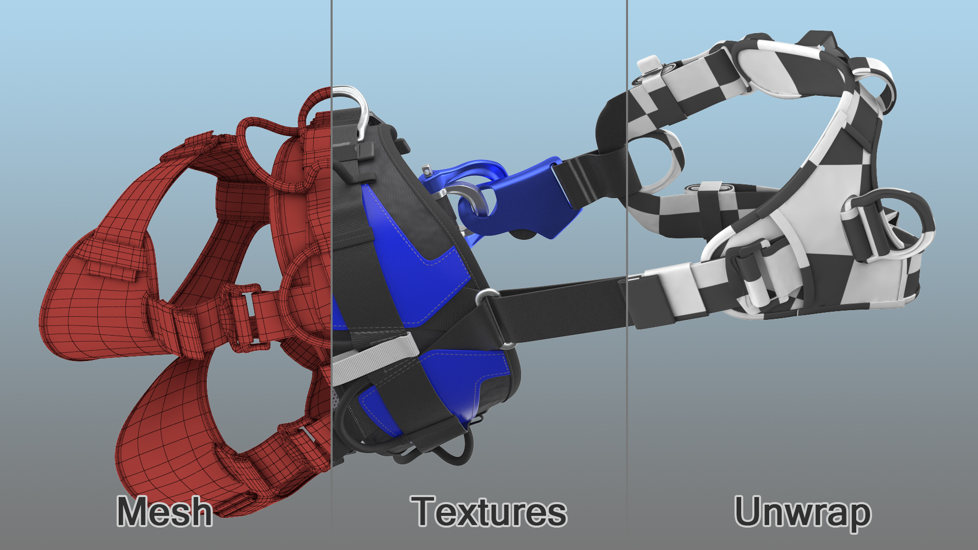 3D model Full Body Harness Generic