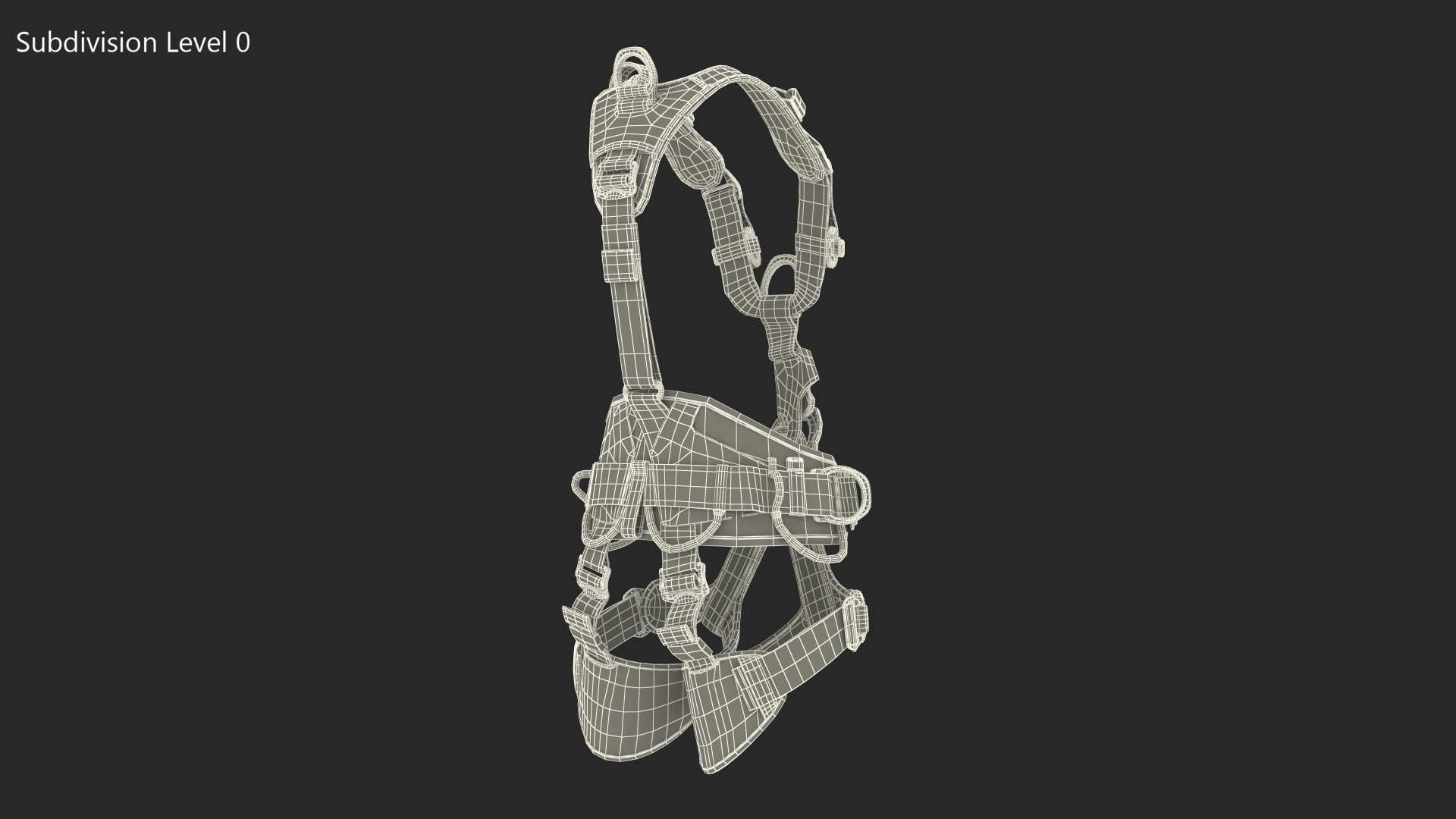 3D model Full Body Harness Generic