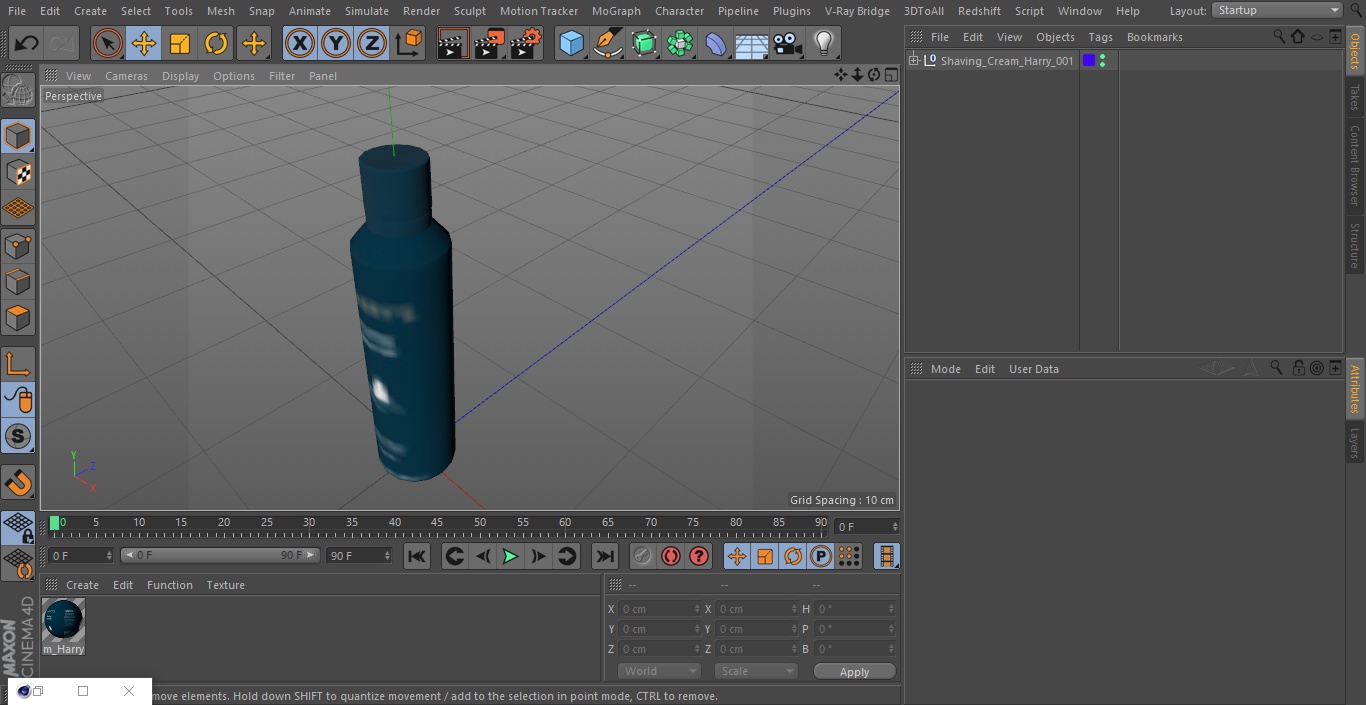 Shaving Cream Harry 3D model