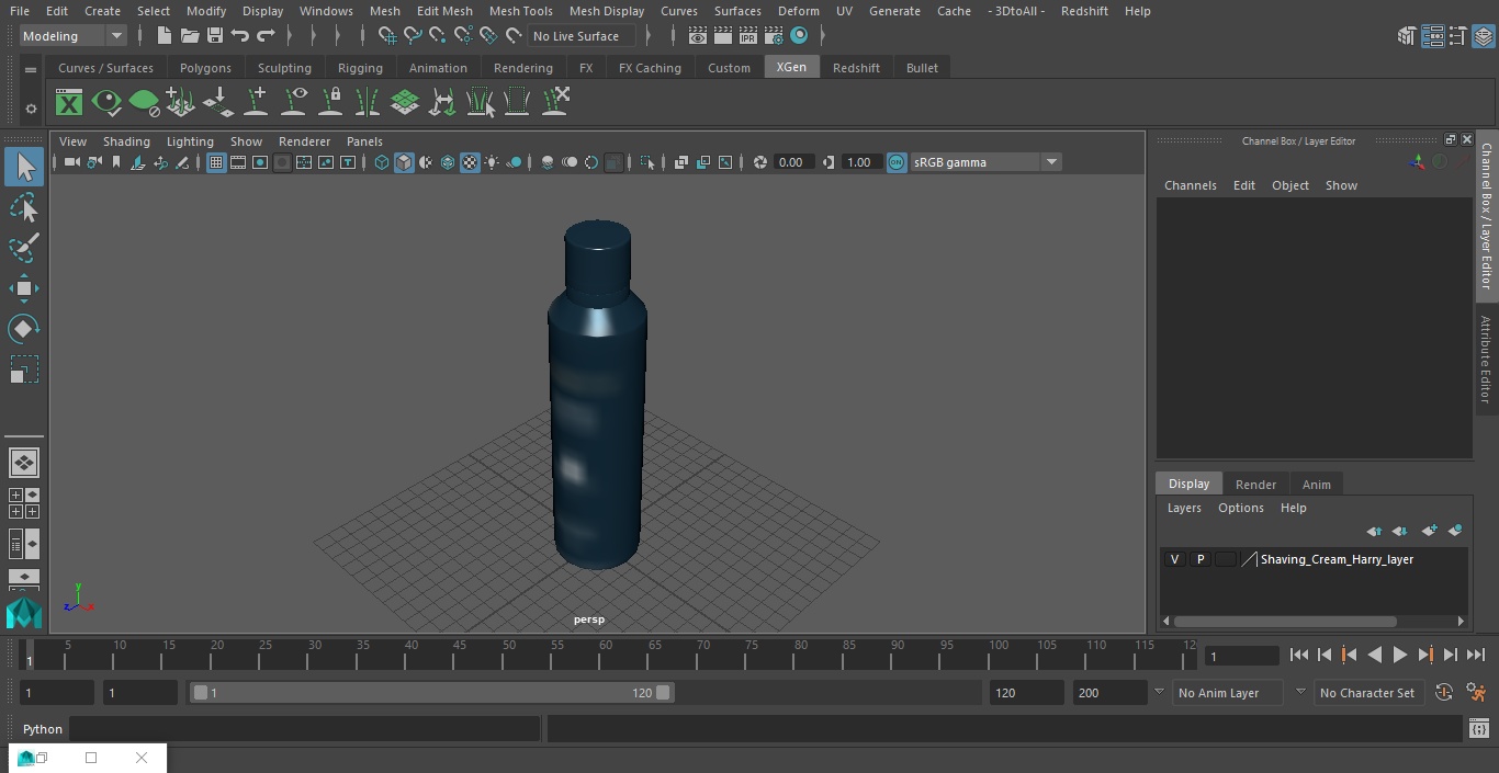 Shaving Cream Harry 3D model