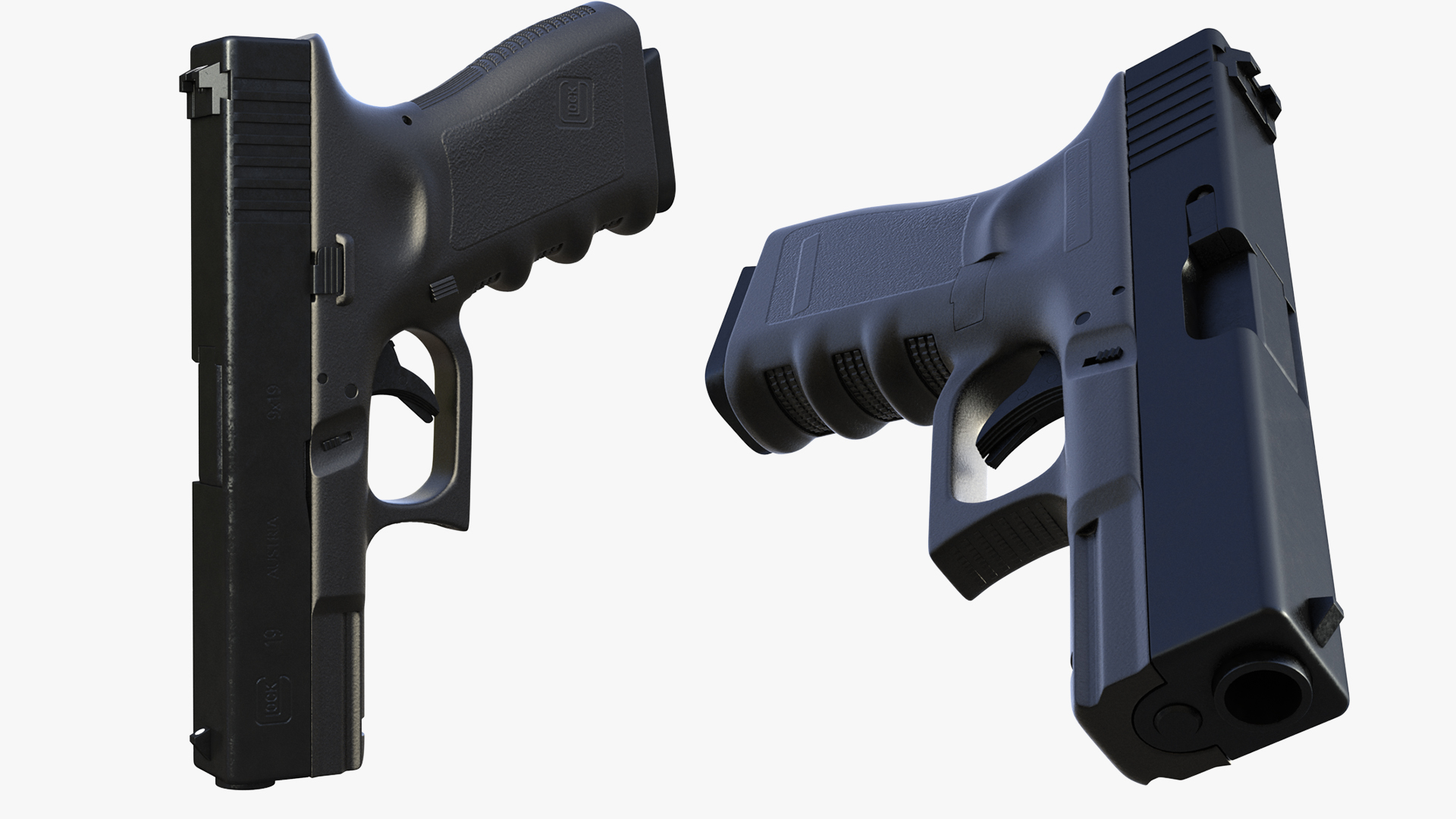 3D model NYPD Cop Aiming
