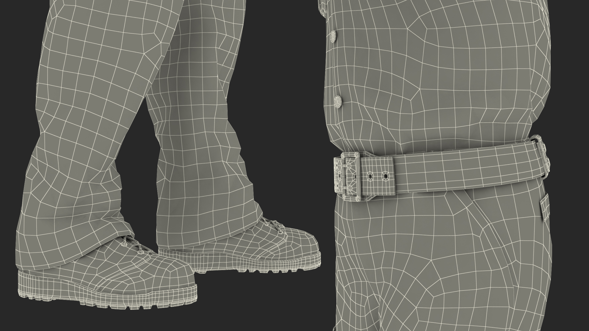 3D model NYPD Cop Aiming