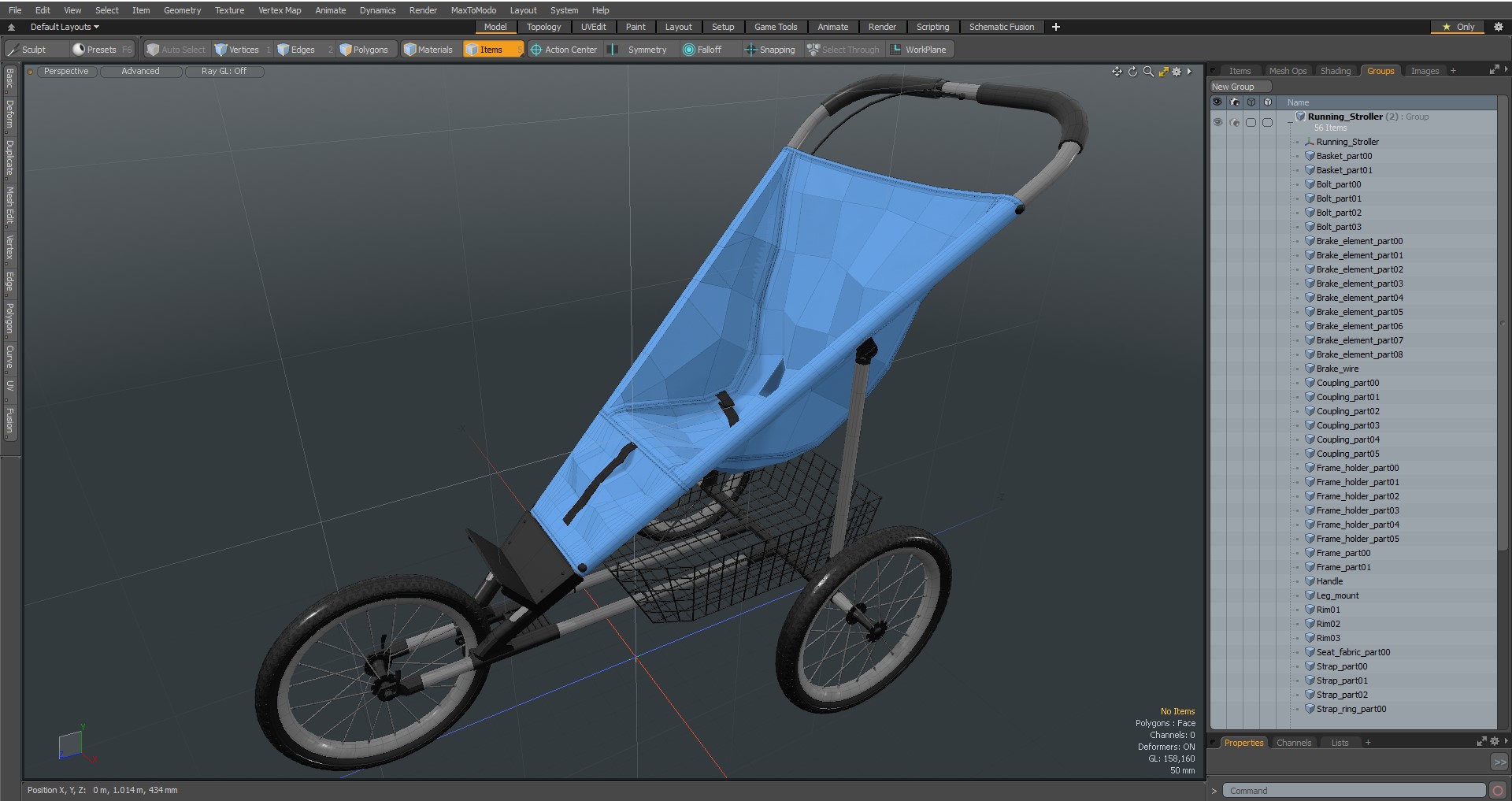 3D Running Stroller