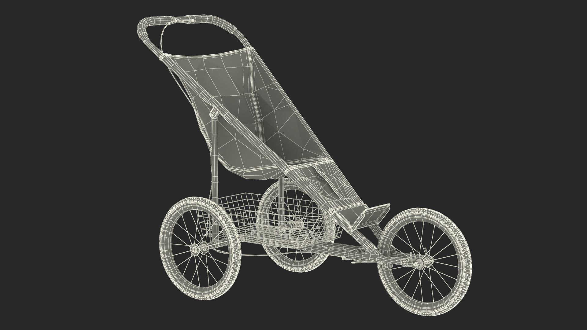 3D Running Stroller
