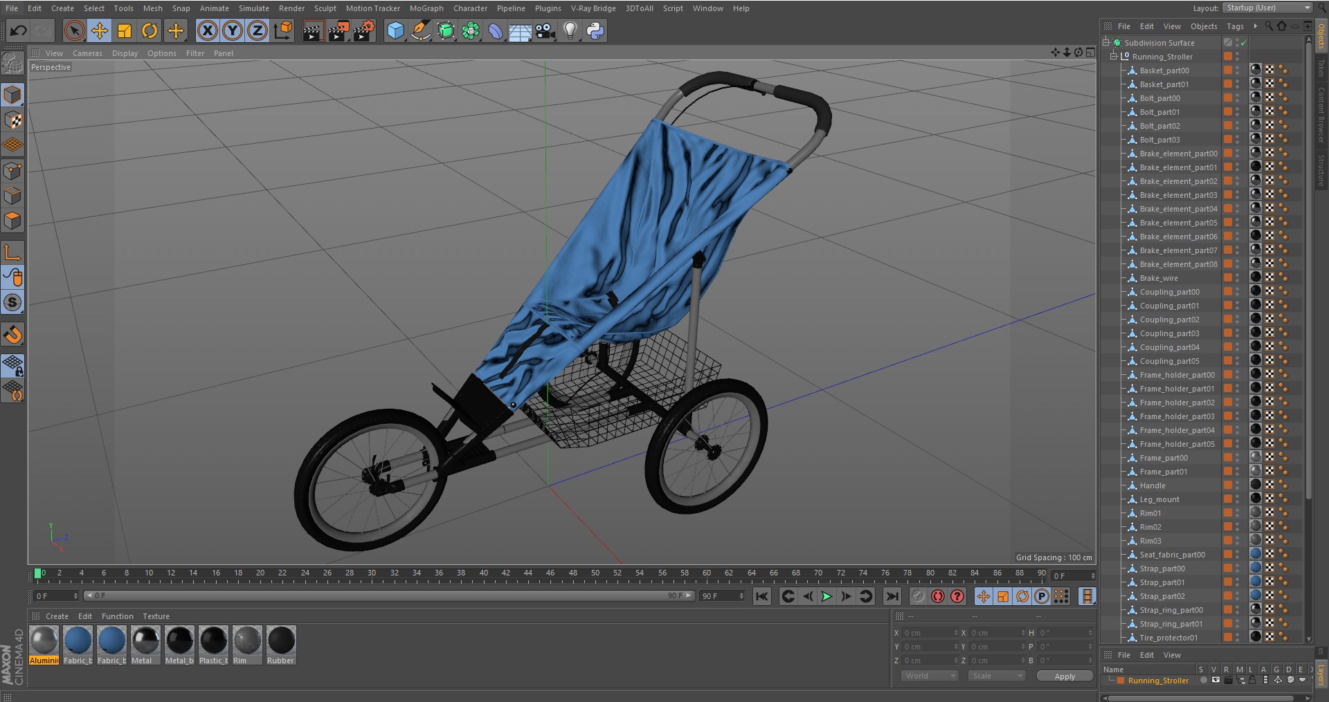 3D Running Stroller