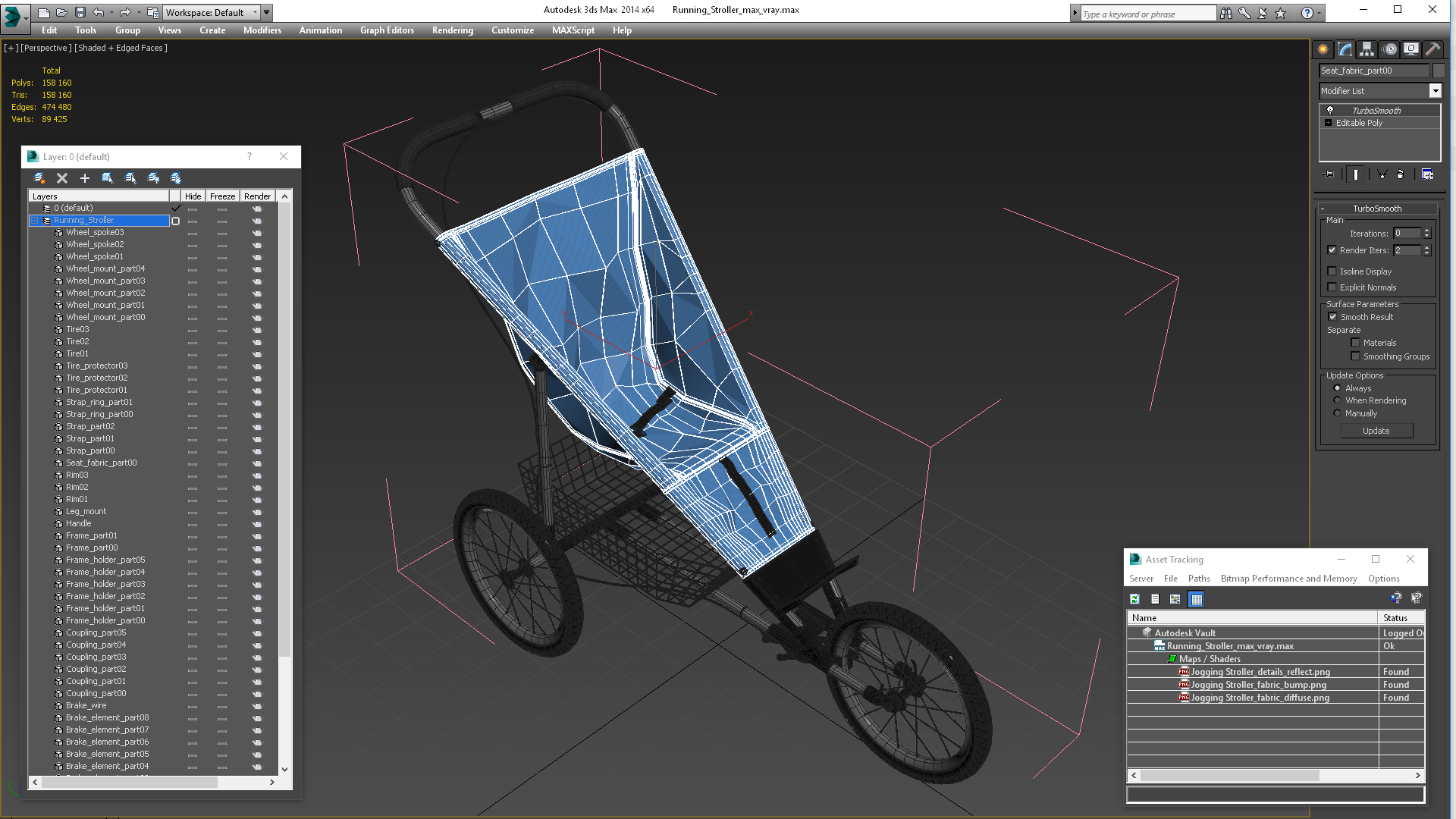 3D Running Stroller