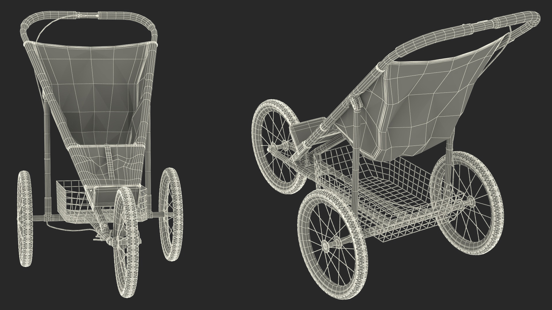 3D Running Stroller