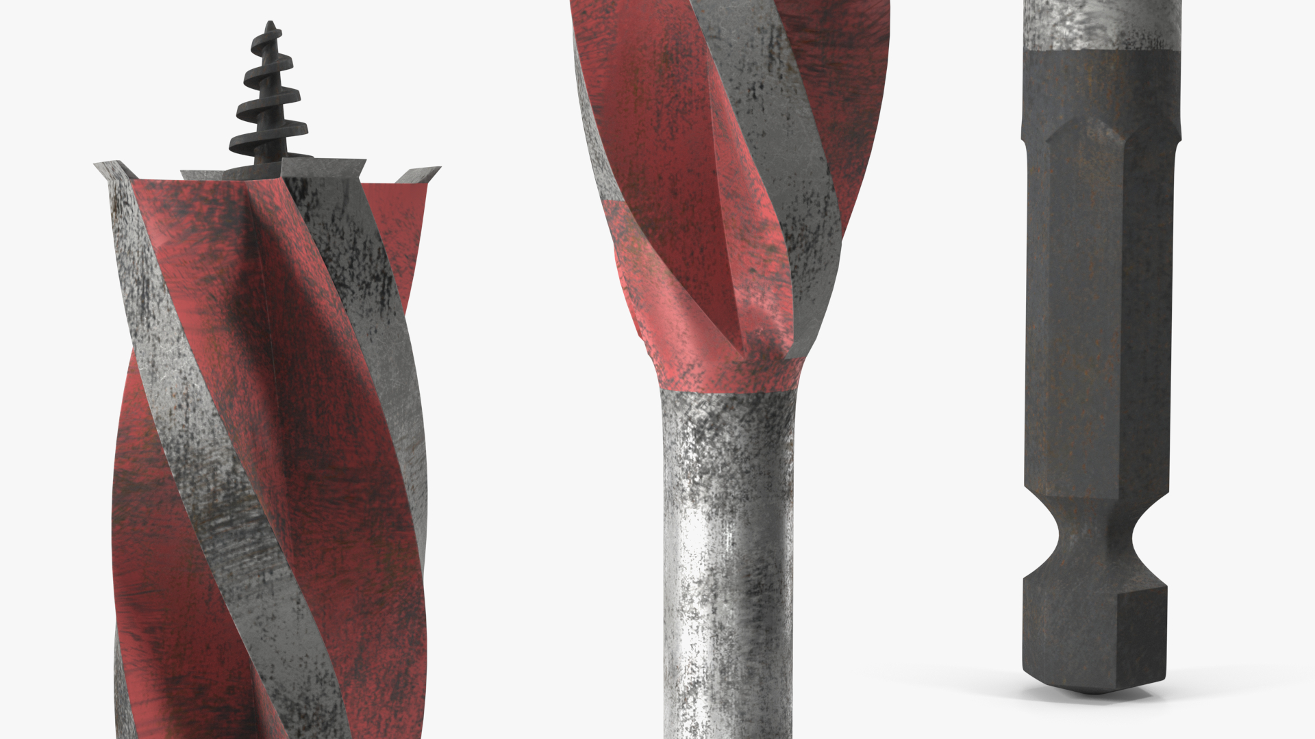 3D Tri Flute Wood Drill Bit Old model