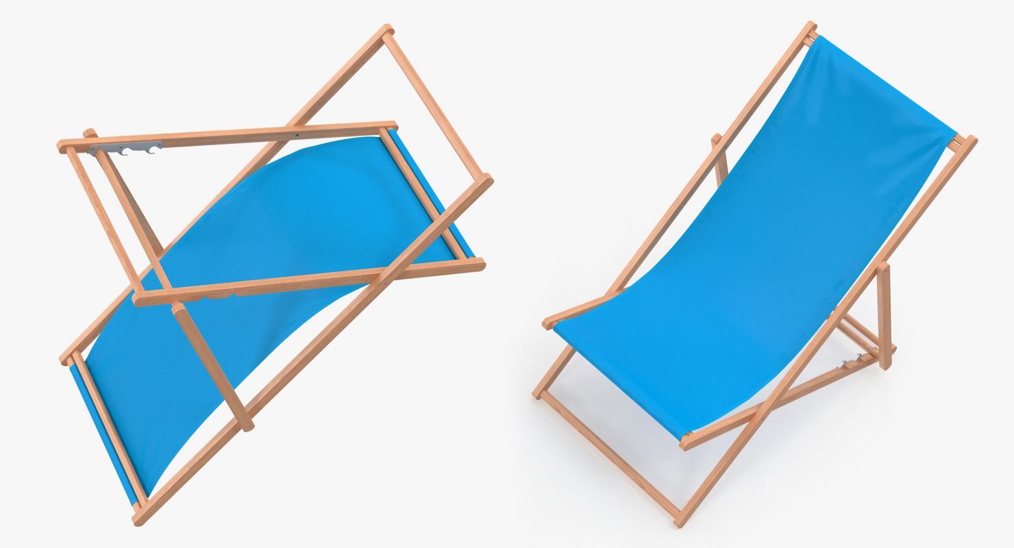 3D model Sling or Beach Chair