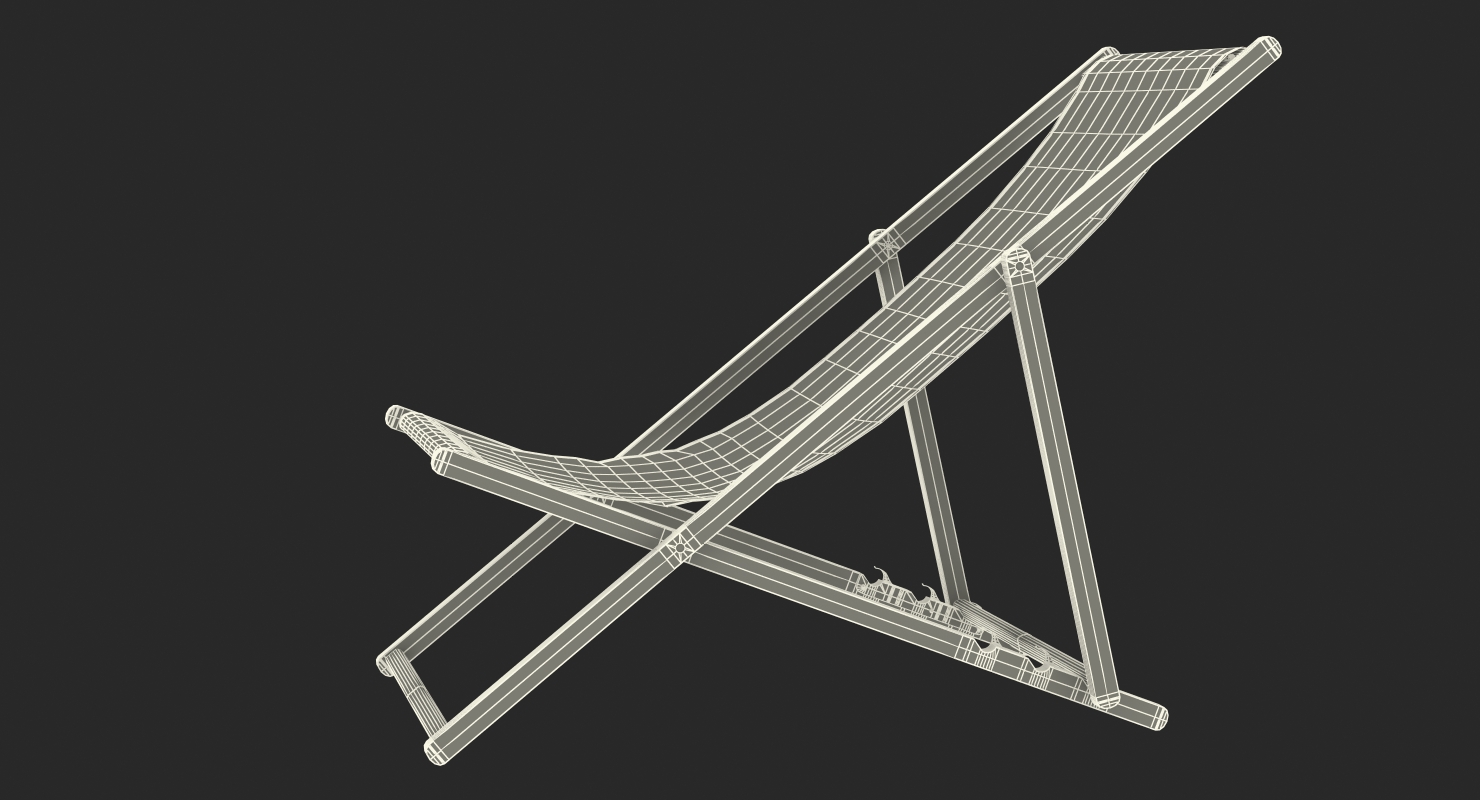 3D model Sling or Beach Chair