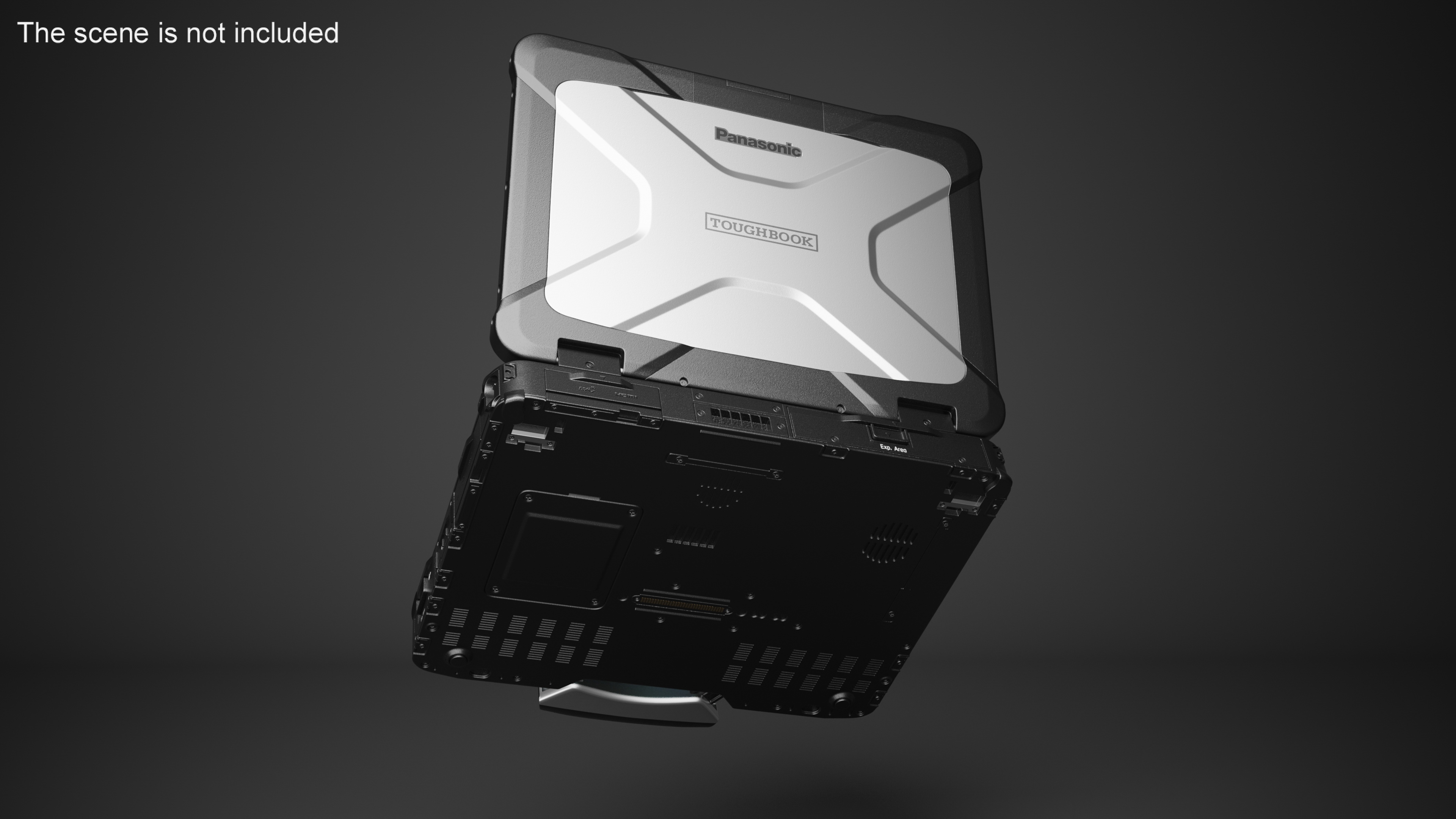 3D model Panasonic Toughbook-40 Shockproof Laptop