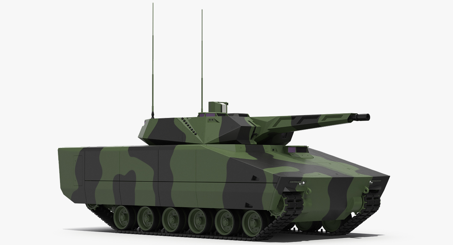 3D Lynx KF41 NextGen IFV Camo Rigged model