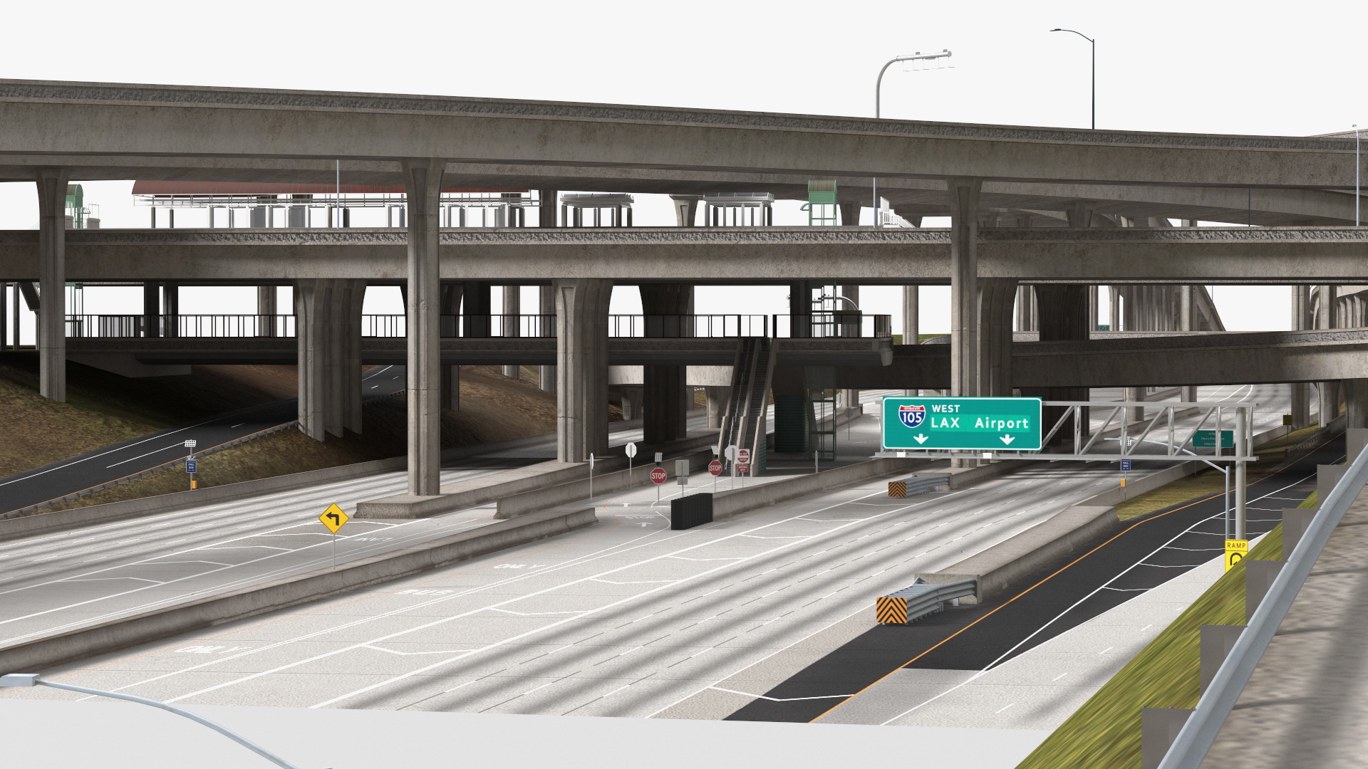 Los Angeles Freeway 3D model