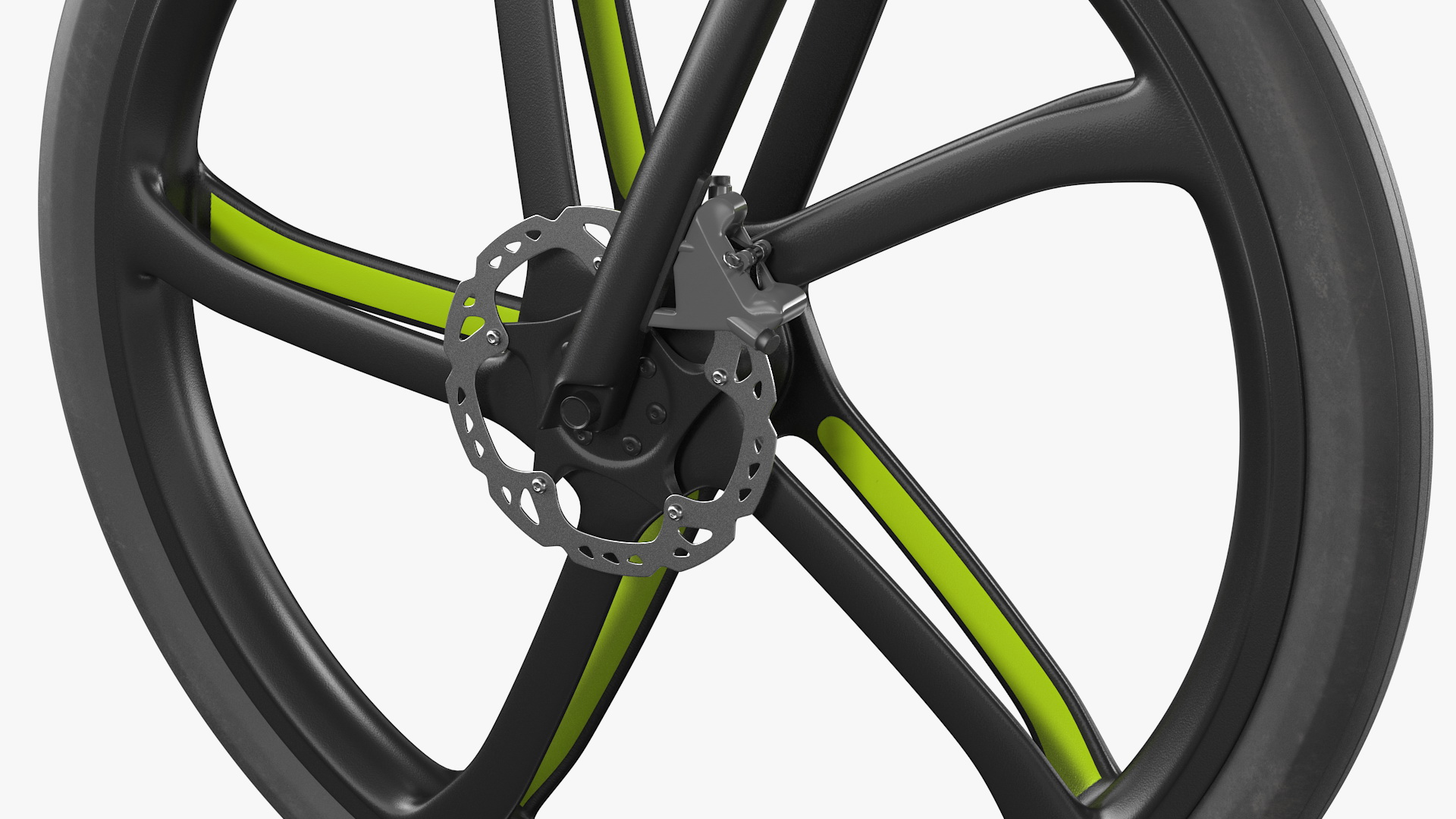 Superstrata E Carbon Electric Bicycle Rigged 3D model