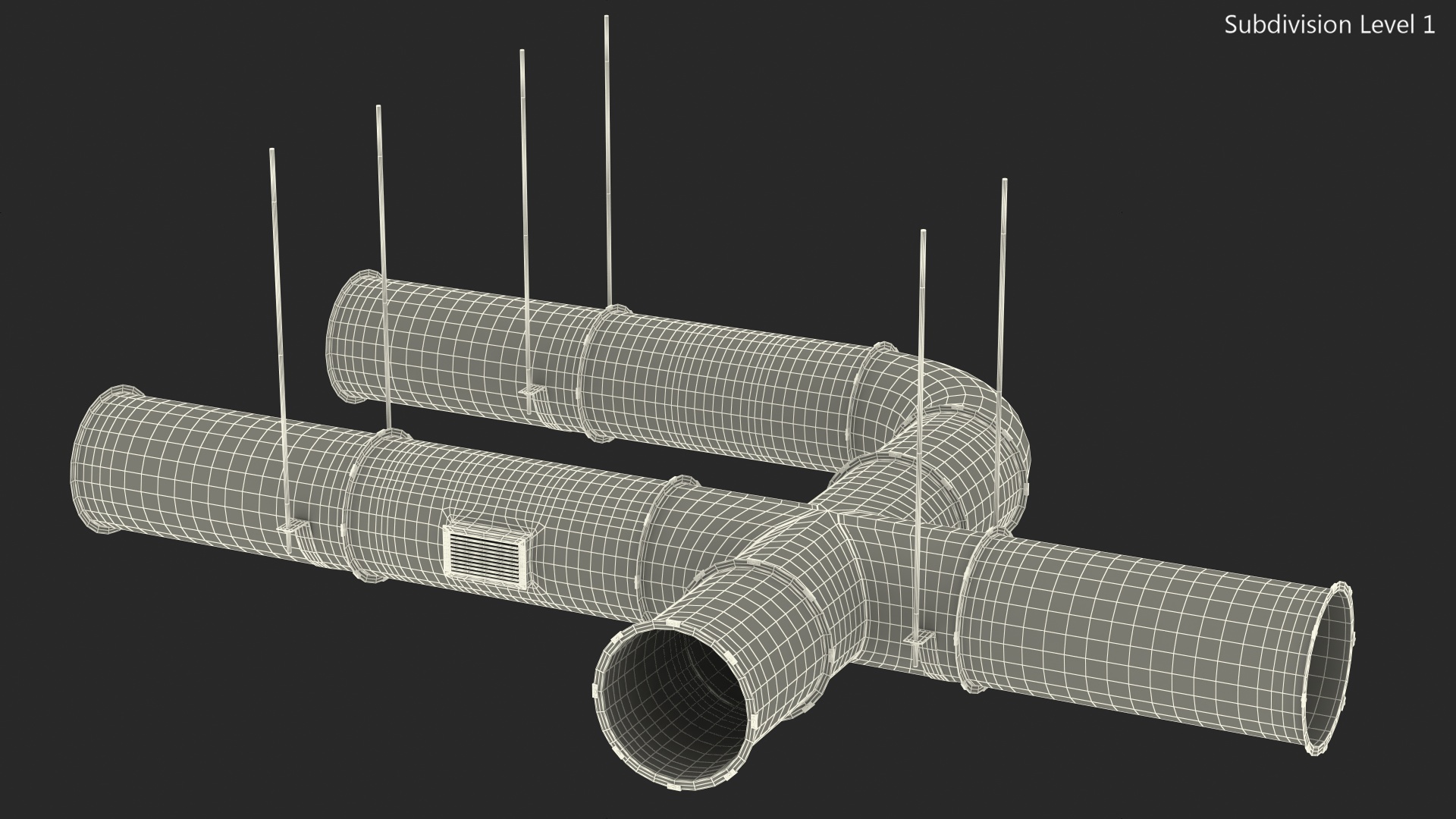 3D Aluminium Air Conditioning Duct