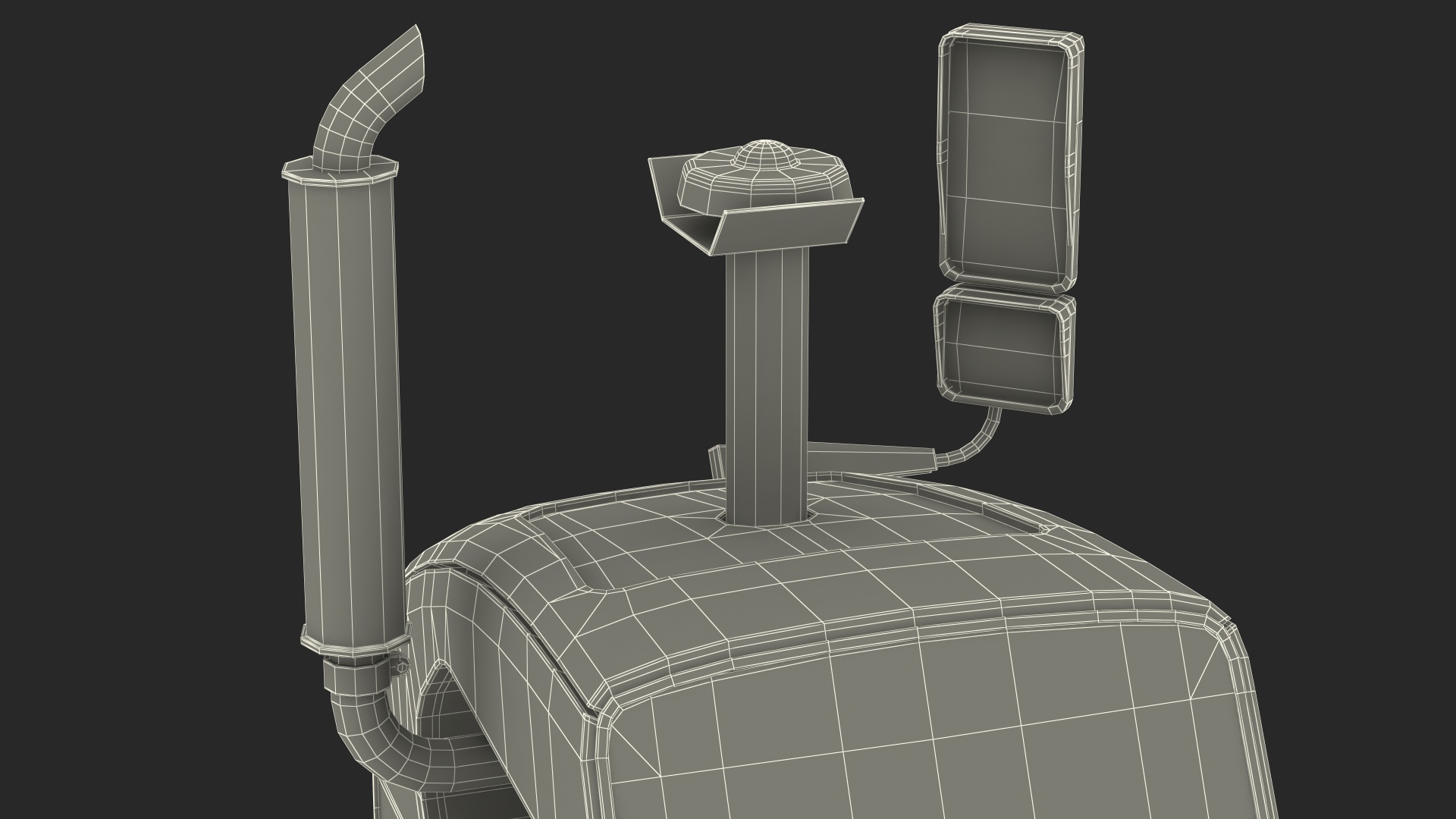 Harvester Vehicle Part 3D
