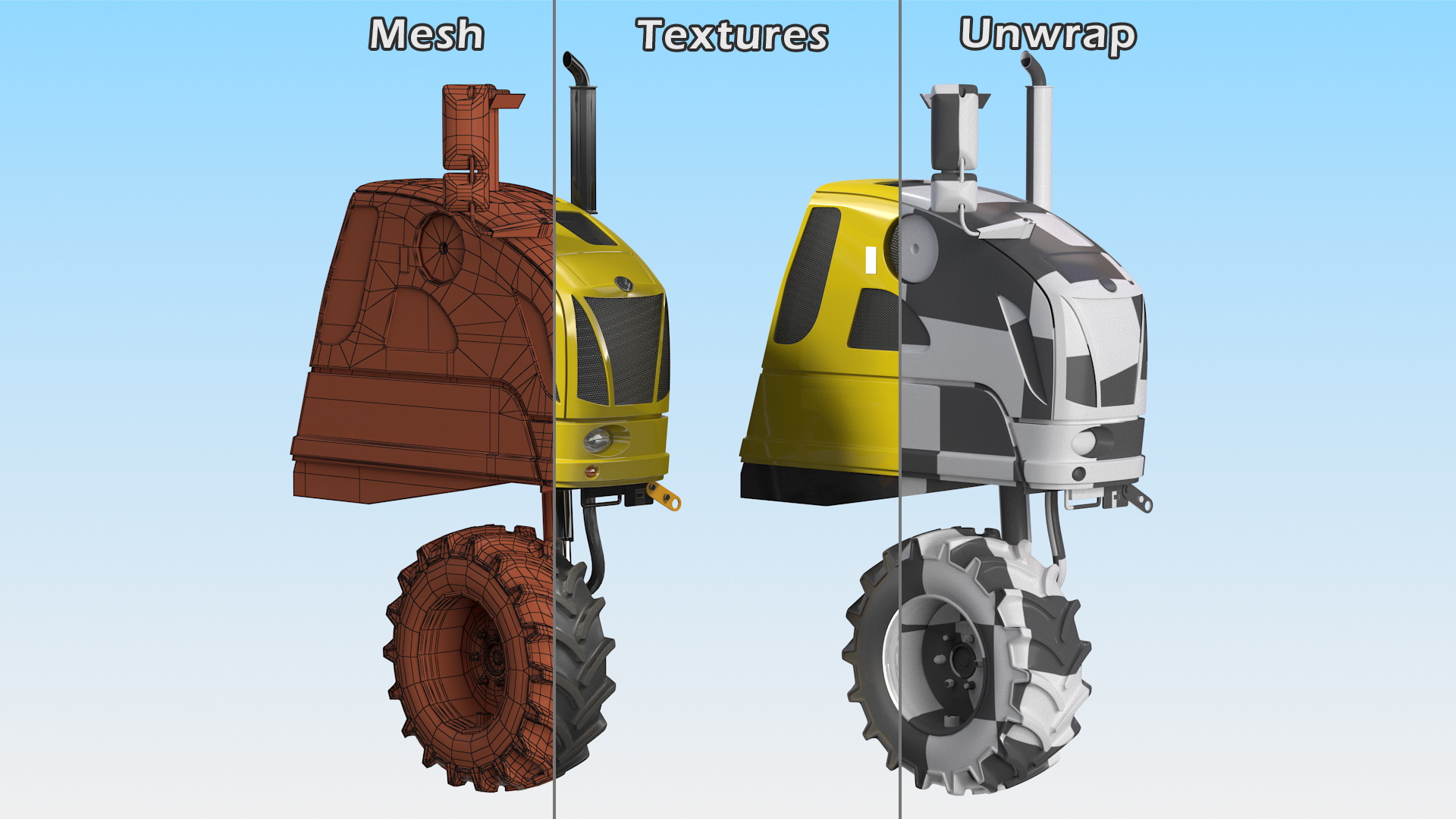 Harvester Vehicle Part 3D