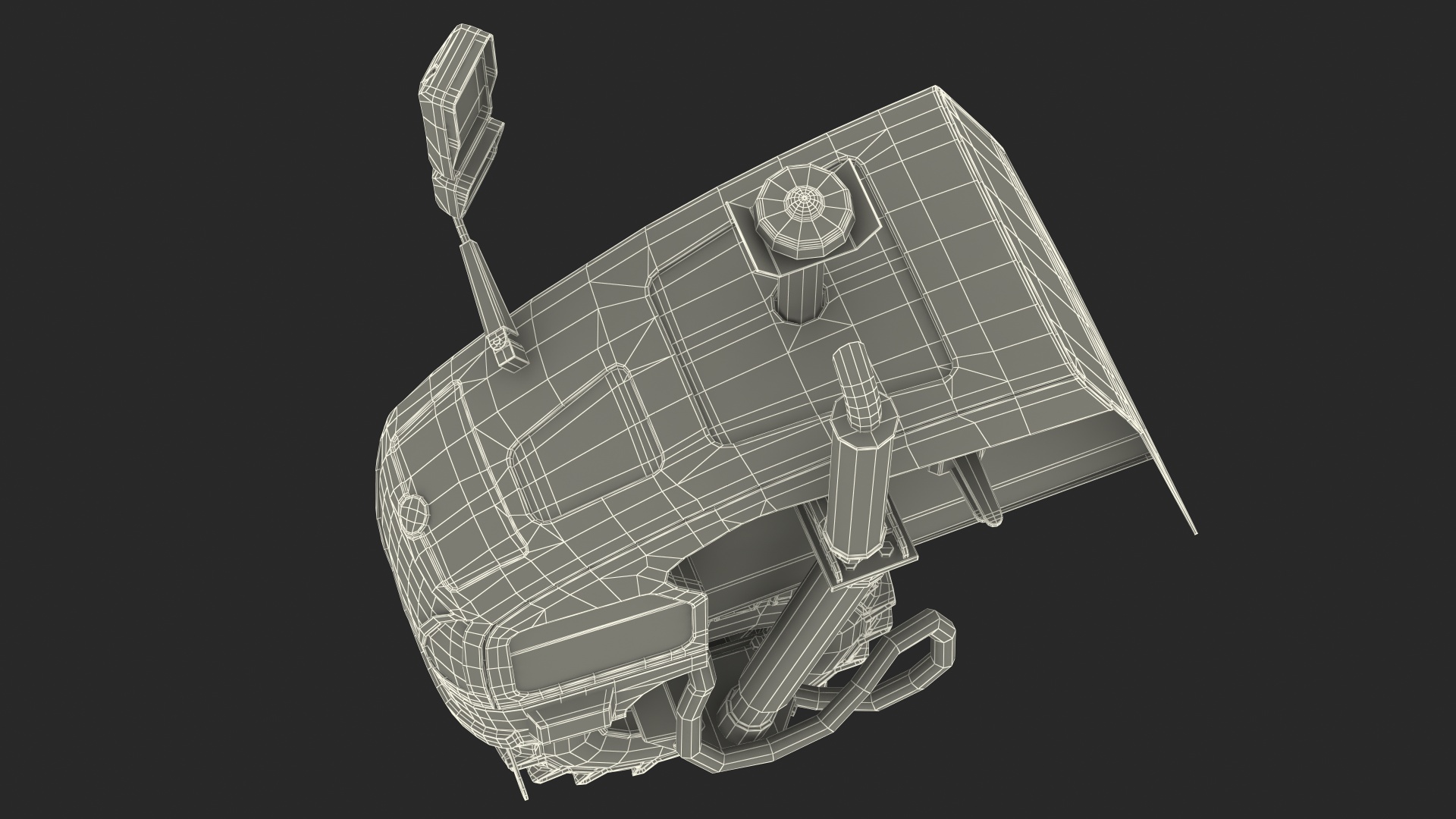 Harvester Vehicle Part 3D