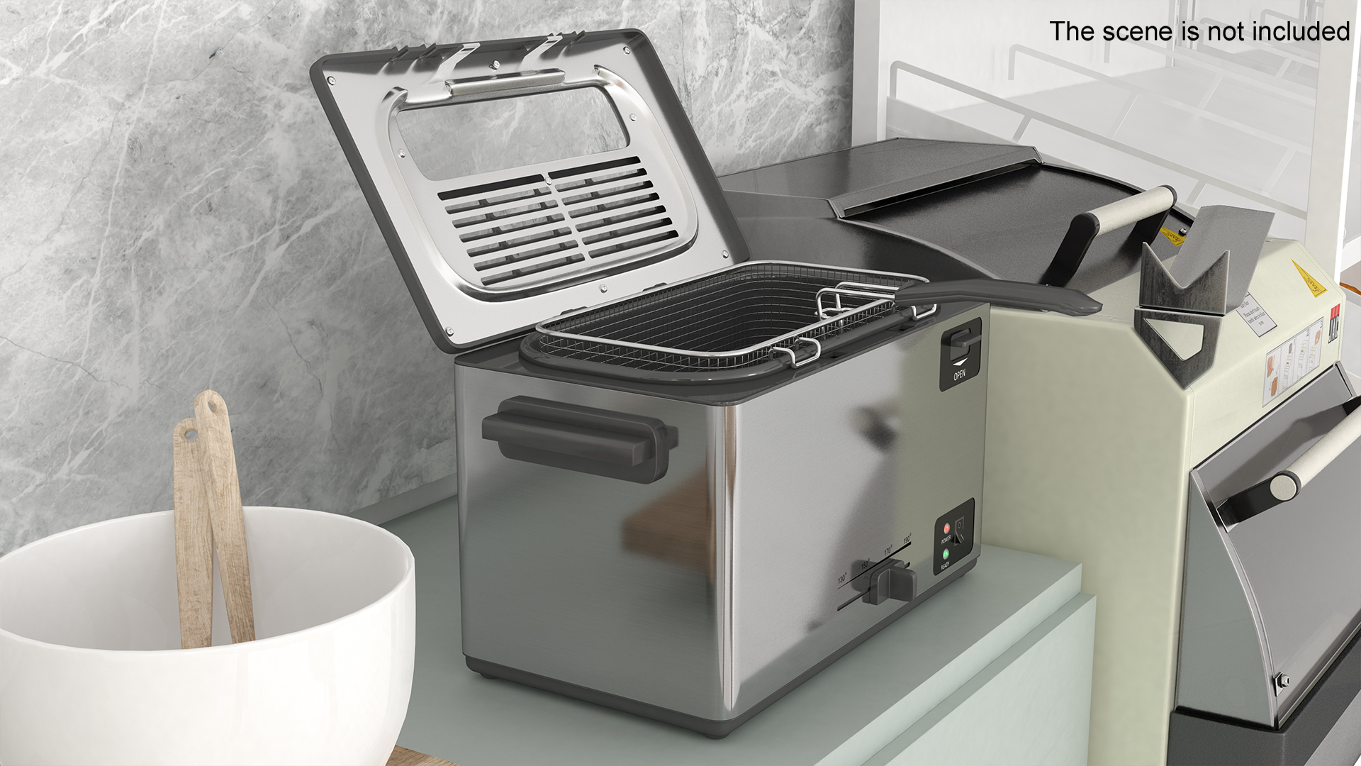 3D Single Tank Electric Fryer