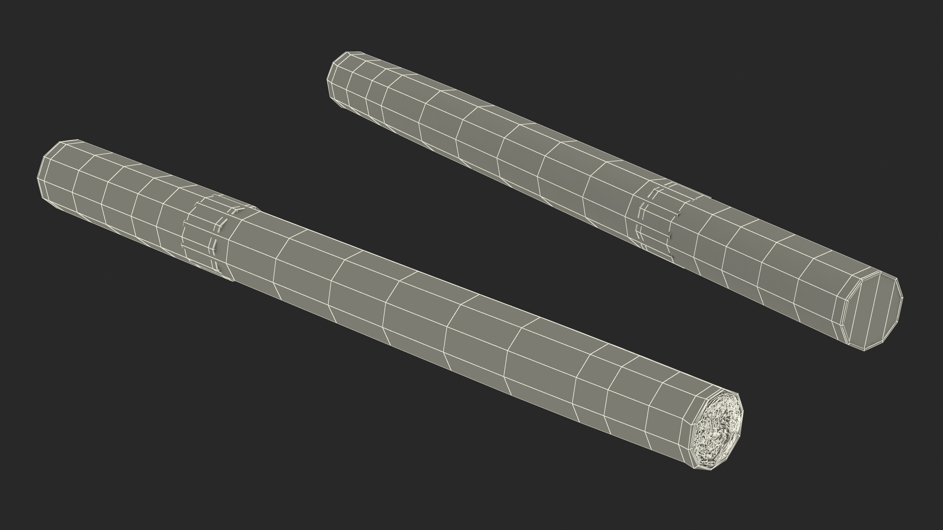 3D model Lighted Cigar with Filter