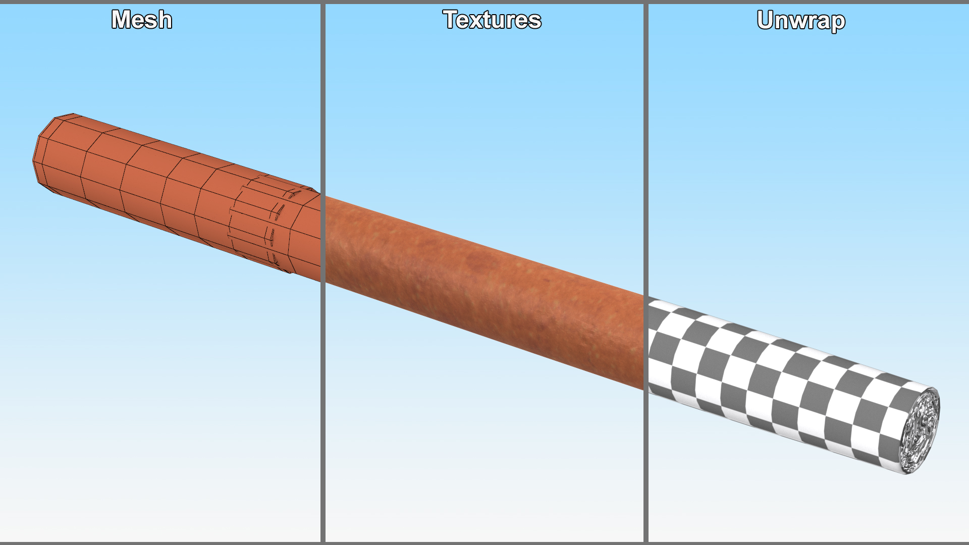 3D model Lighted Cigar with Filter