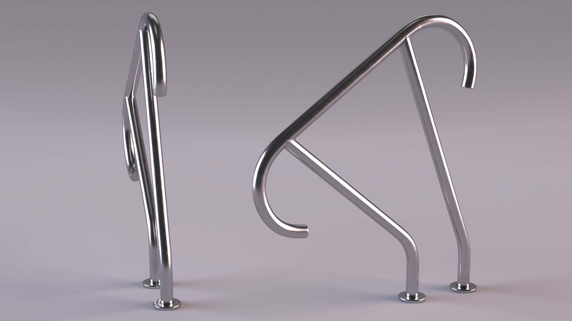 3D Designer Pool Hand Rail model