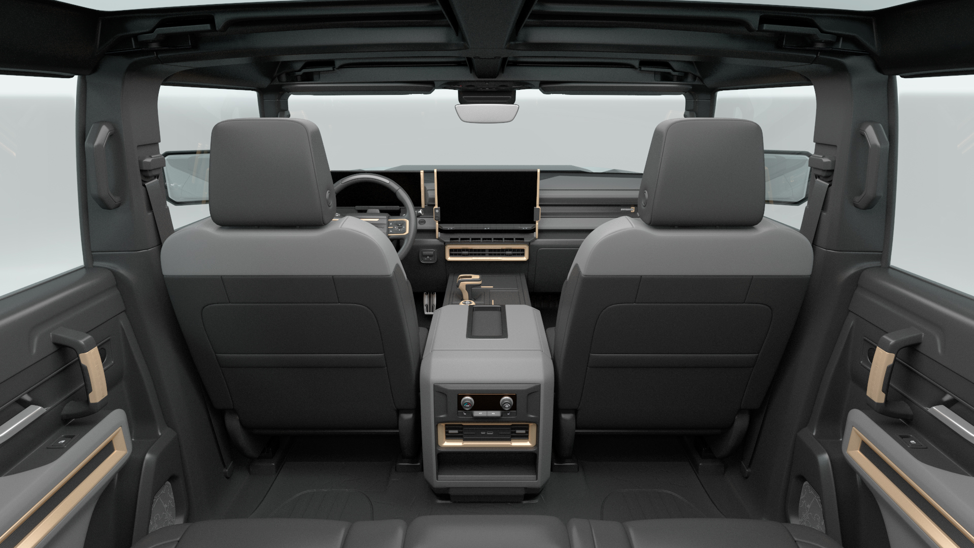 3D model Electric Off-Road Vehicle SUV Black