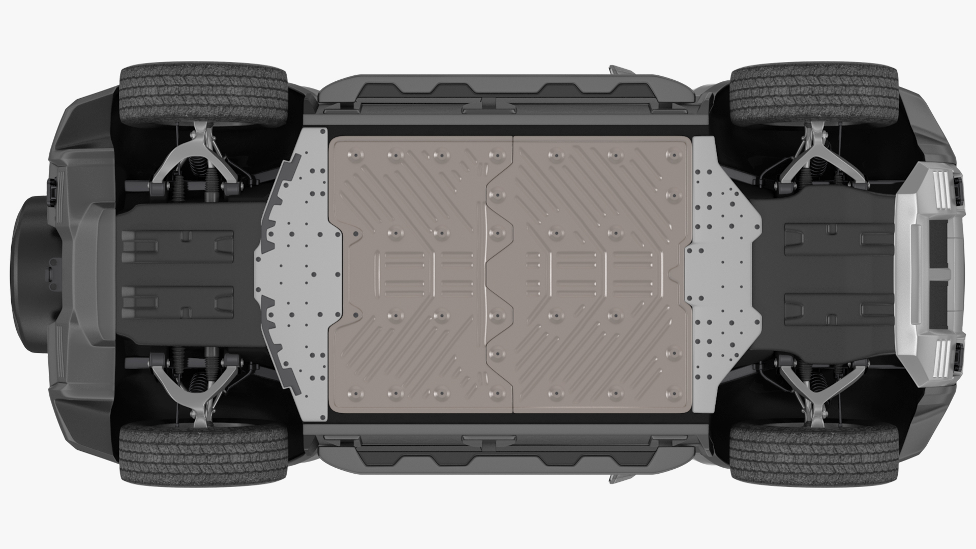 3D model Electric Off-Road Vehicle SUV Black
