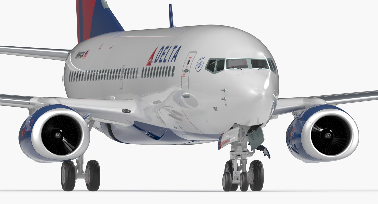 3D model Boeing 737 700 Delta Air Lines