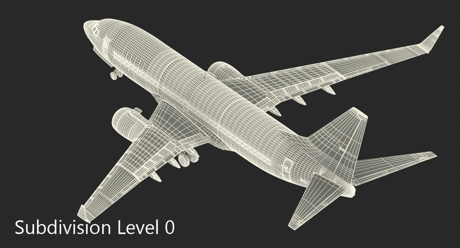 3D model Boeing 737 700 Delta Air Lines