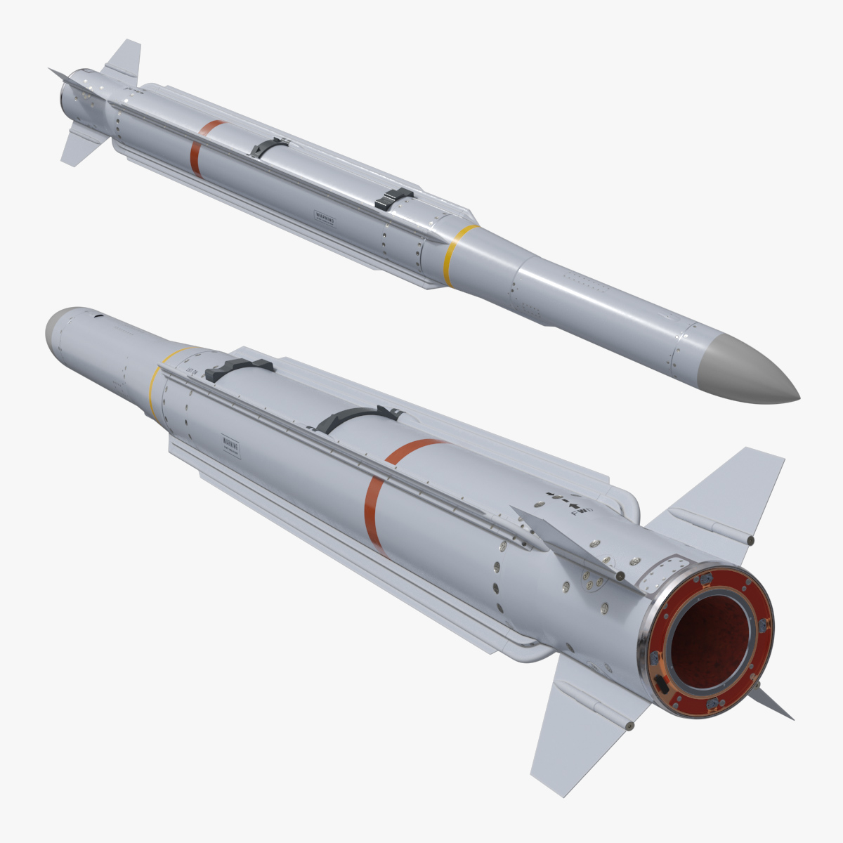 Naval Guided Defense Missile 3D model preview