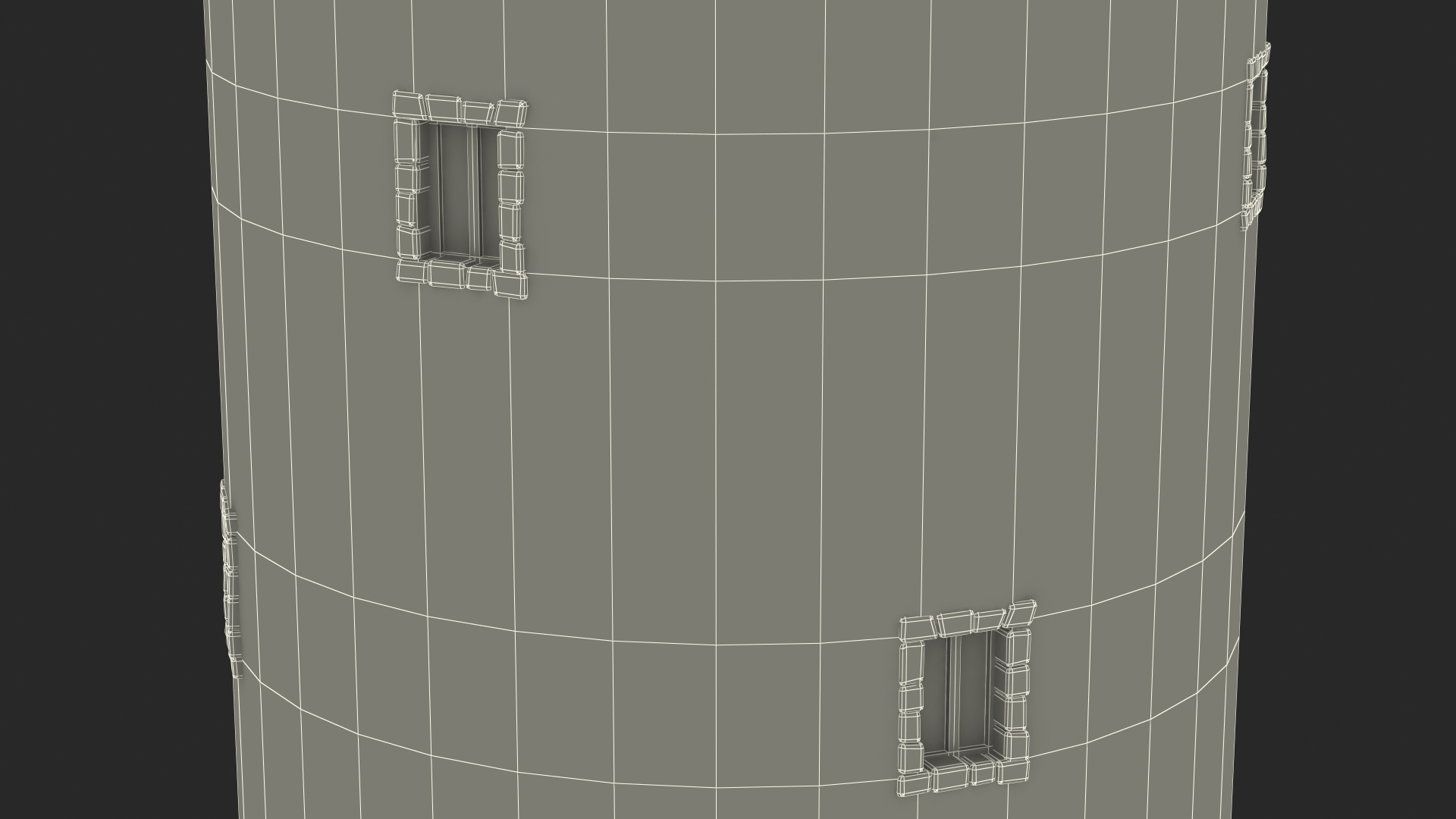 3D model Big Medieval Castle Tower