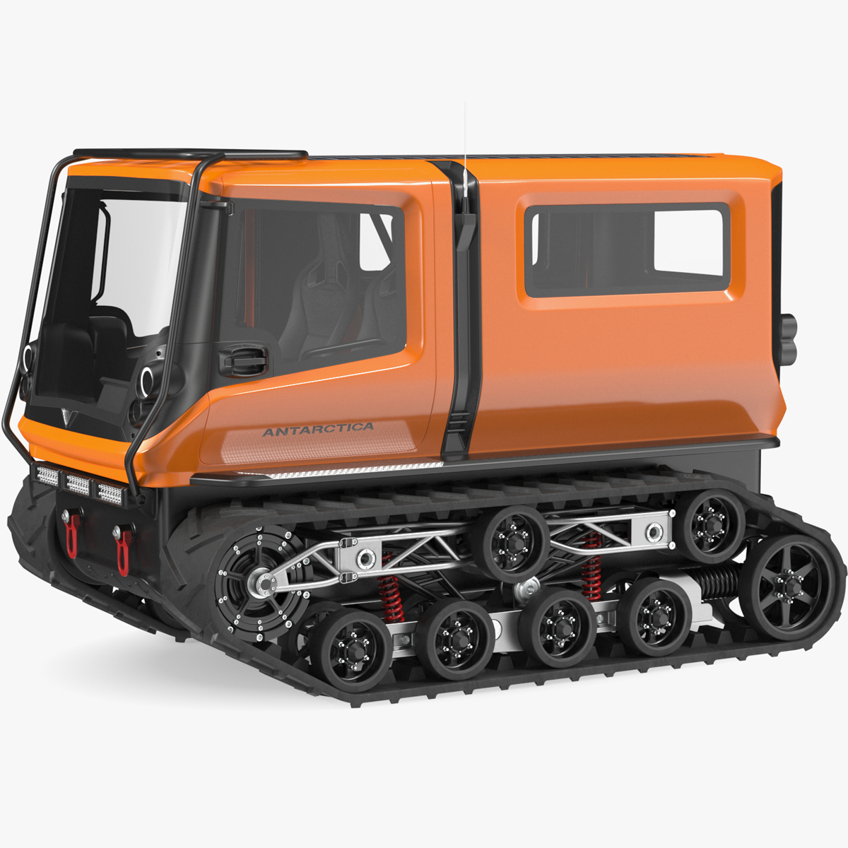 3D Polar Vehicle Venturi Antarctica Rigged for Cinema 4D model