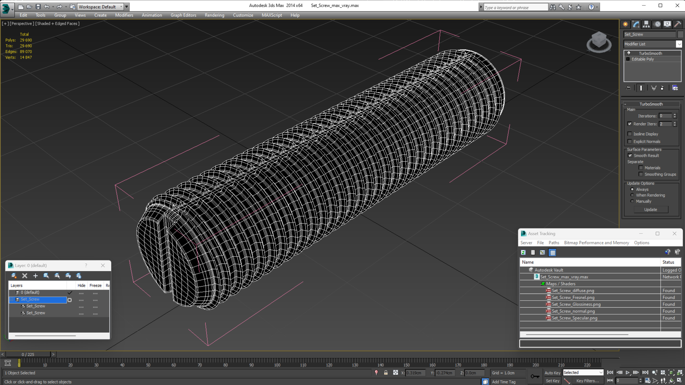 Set Screw 3D model