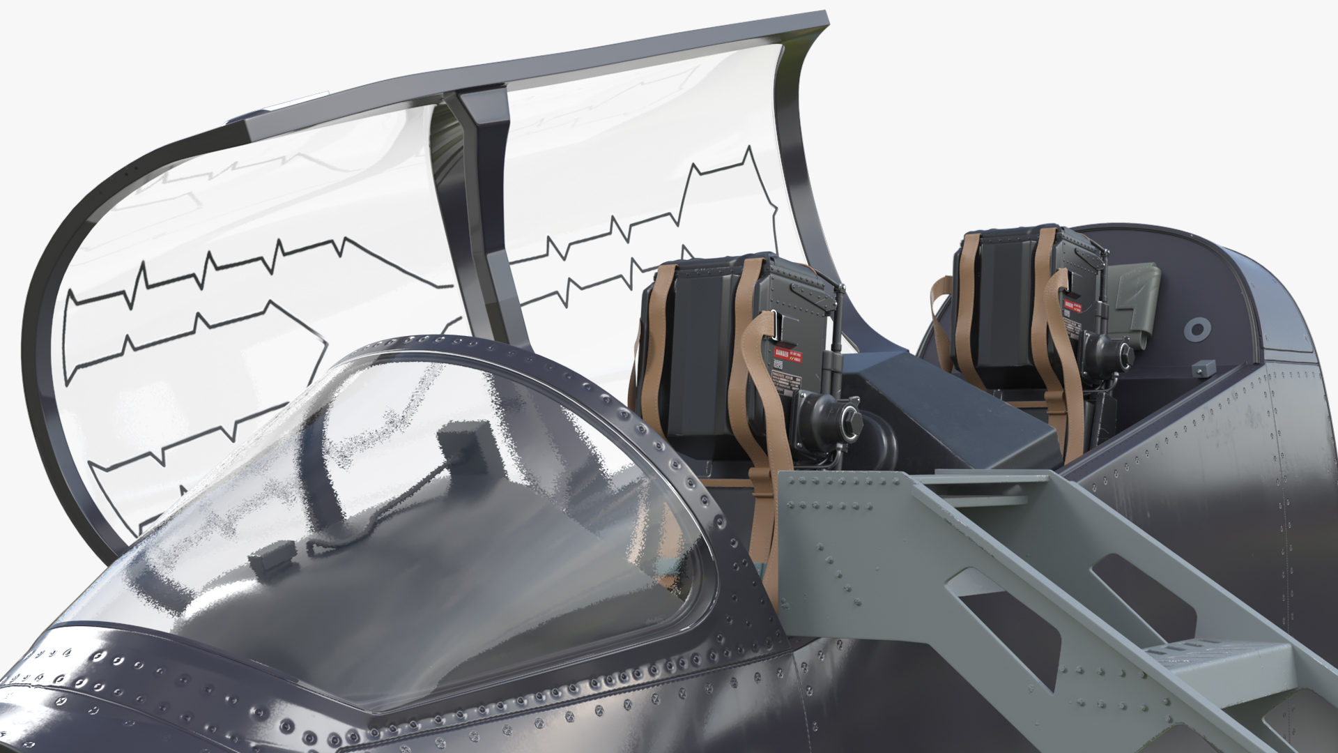 Aircraft Cockpit Trainer with Stairs, view 11