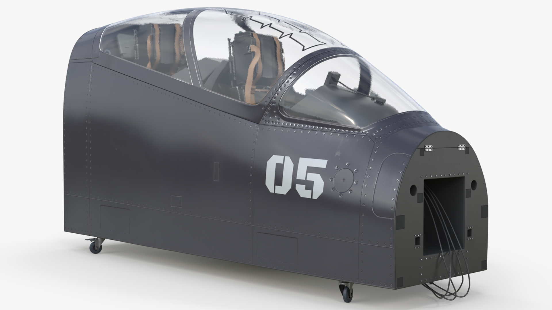 Aircraft Cockpit Trainer with Stairs, view 7