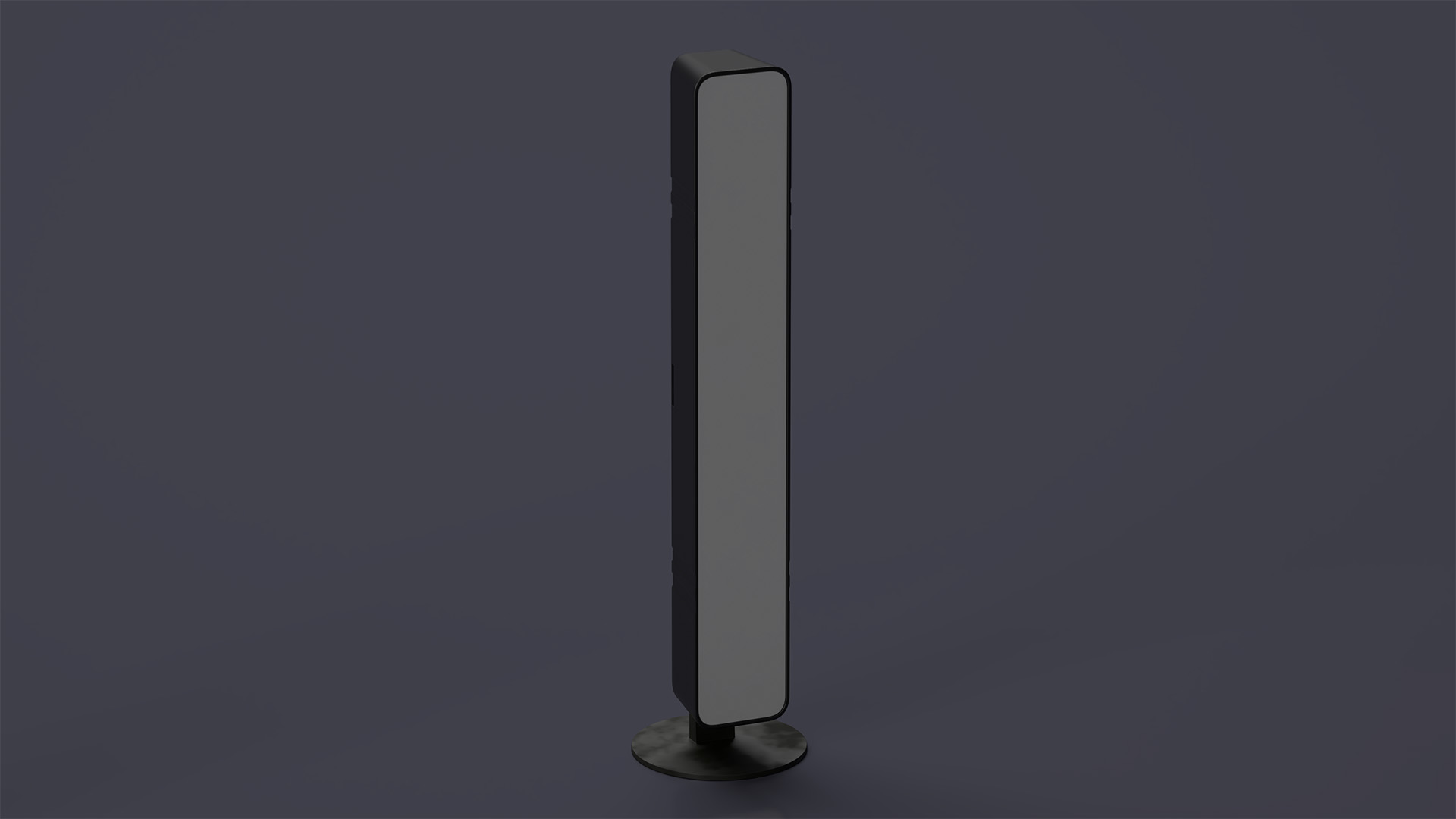 3D Vertical LED Light Bar Switched Off for 3D Print model