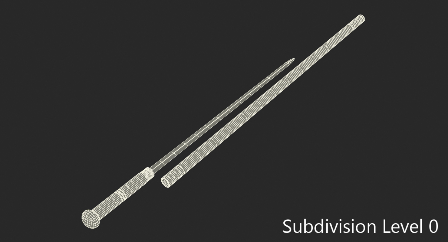 3D model Swordstick