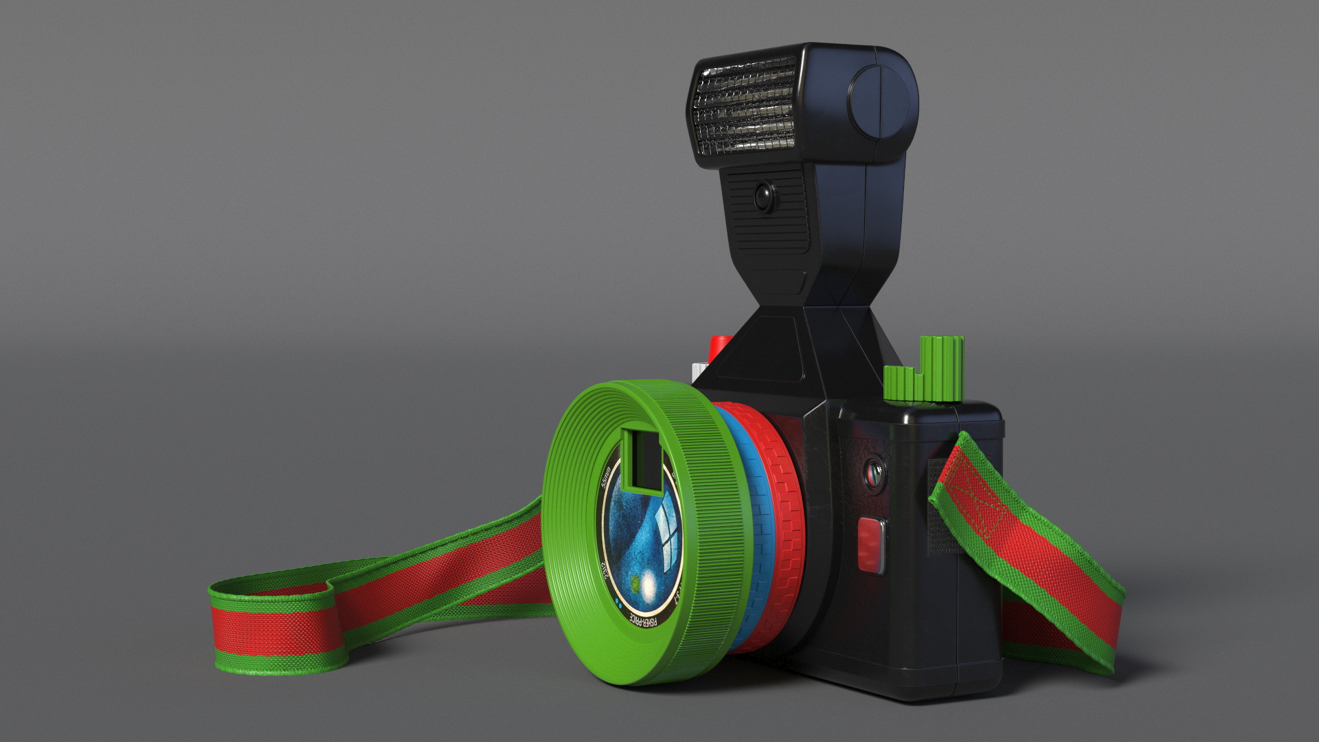 3D Toy Camera with Flash