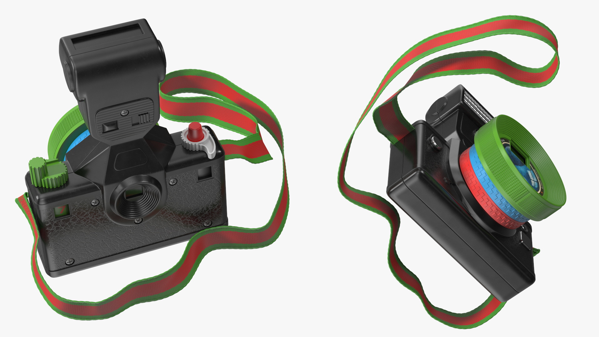 3D Toy Camera with Flash