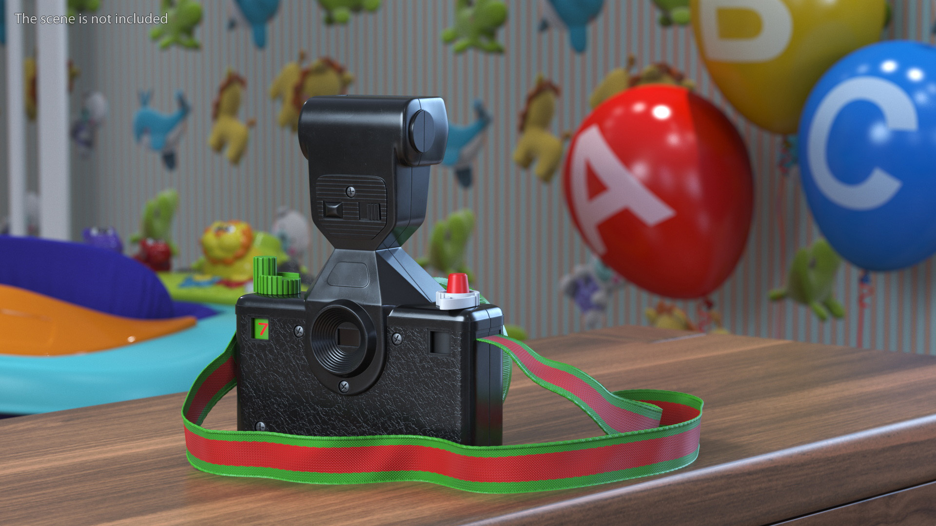 3D Toy Camera with Flash