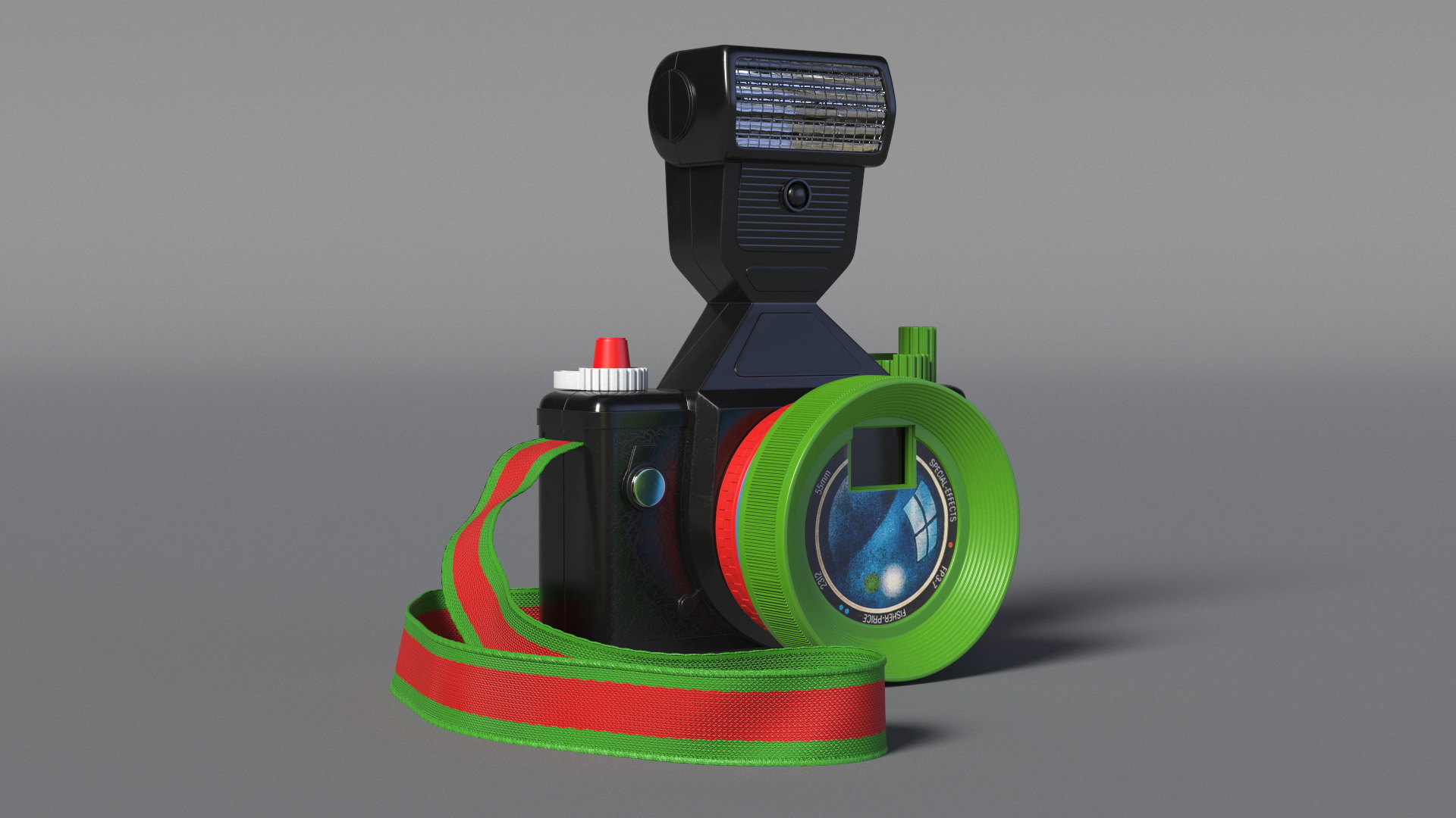 3D Toy Camera with Flash
