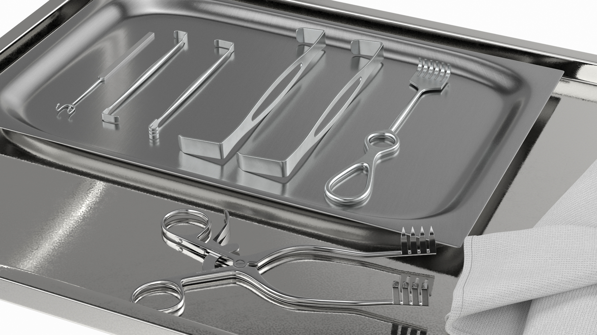 3D Surgical Trolley and Retractors